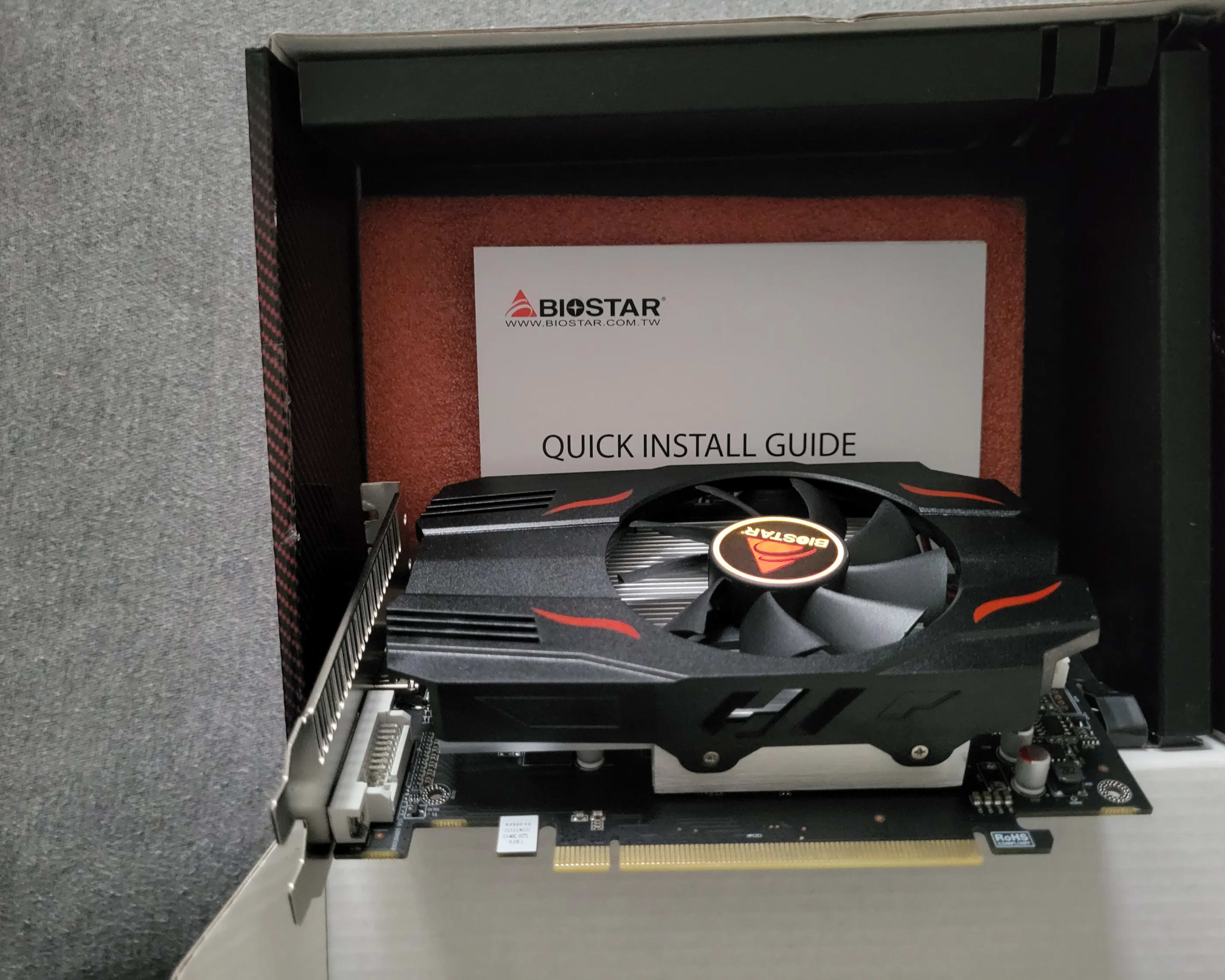 BioStar RX550 4GB 128bit DDR5