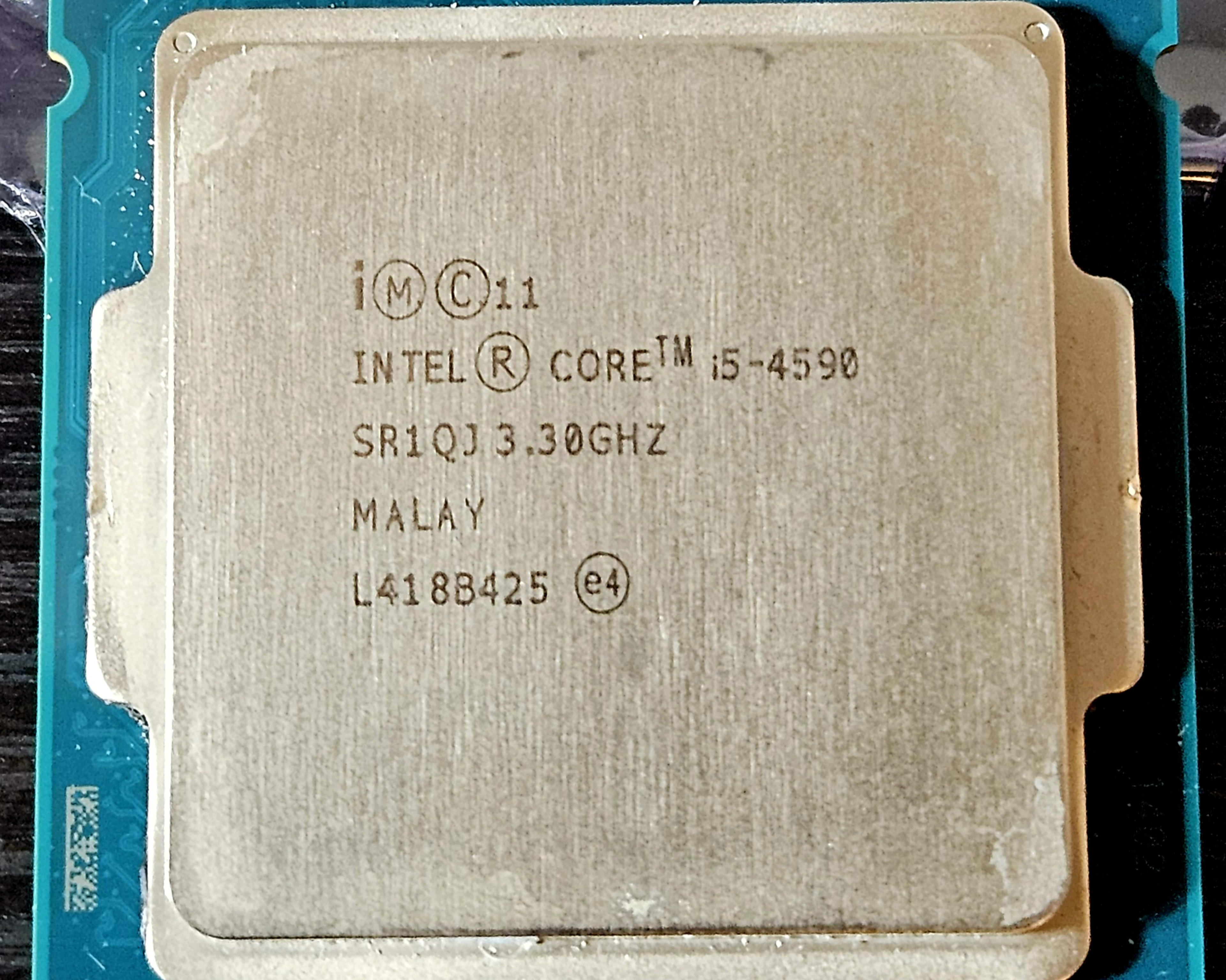 Intel Core i5-4590 CPU 3.0GHz (Turbo 3.70GHz) 4-Core 6M LGA-1150