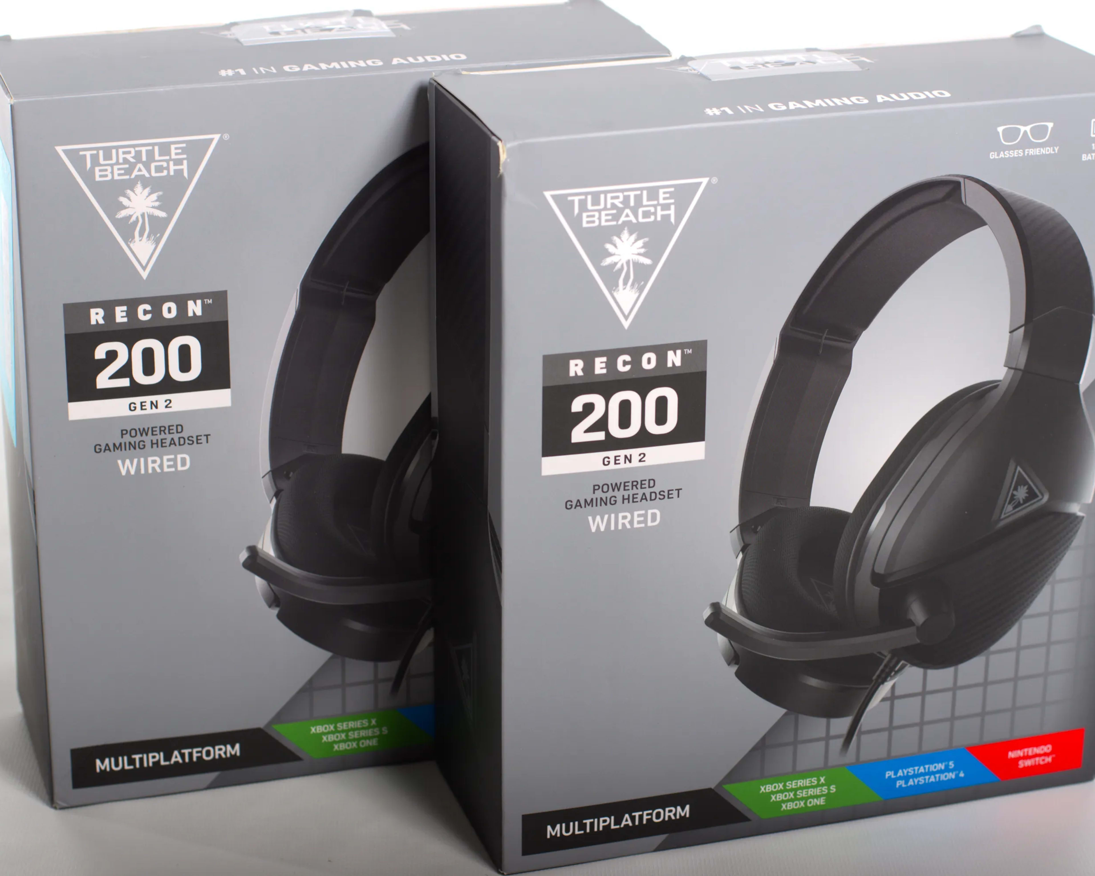 Turtle Beach Recon 200 Gen 2 Powered Gaming Headset for Multiplatform - Black - NEW