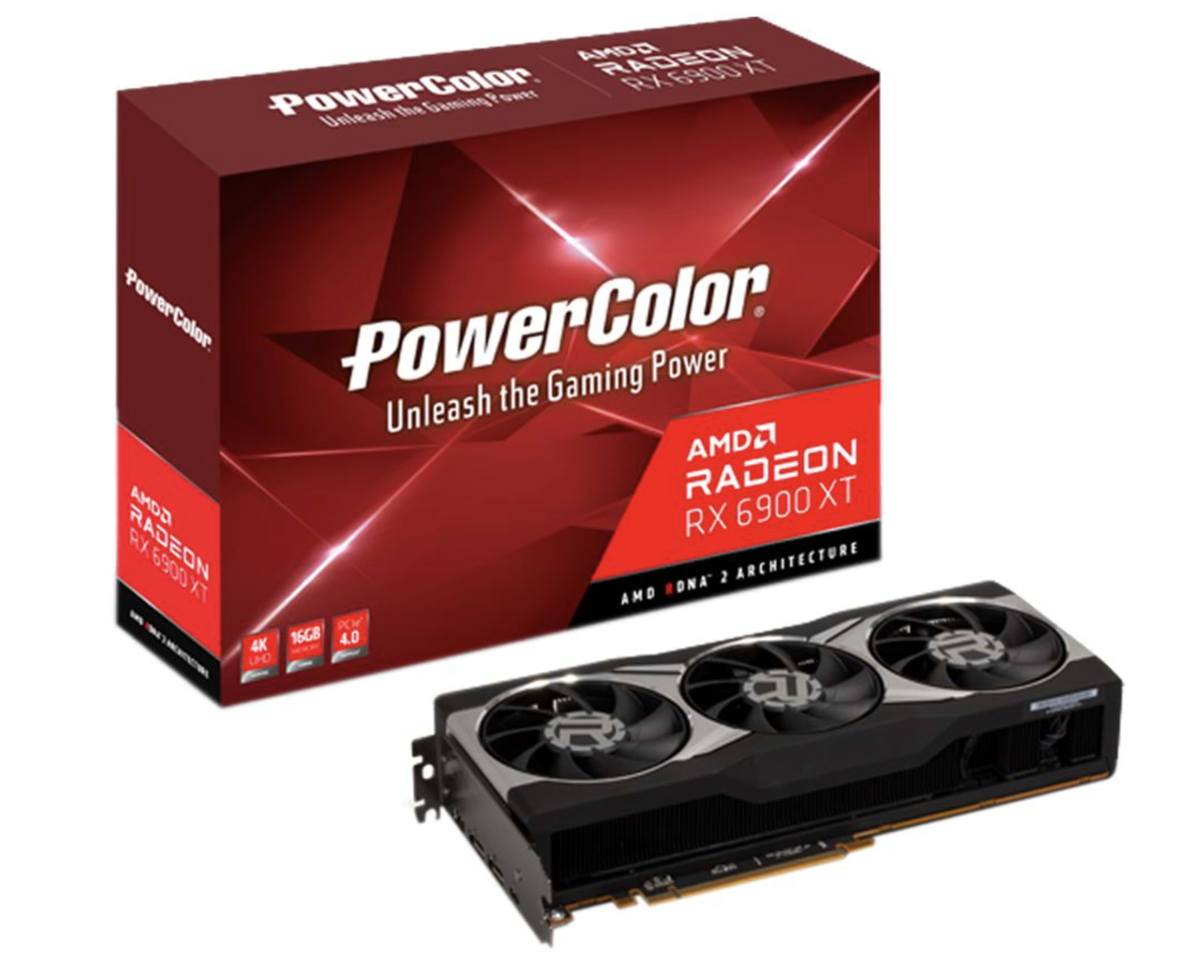 PowerColor AMD Radeon RX 6900 XT Triple-Fan 16GB GDDR6 PCIe 4.0 Graphics Card