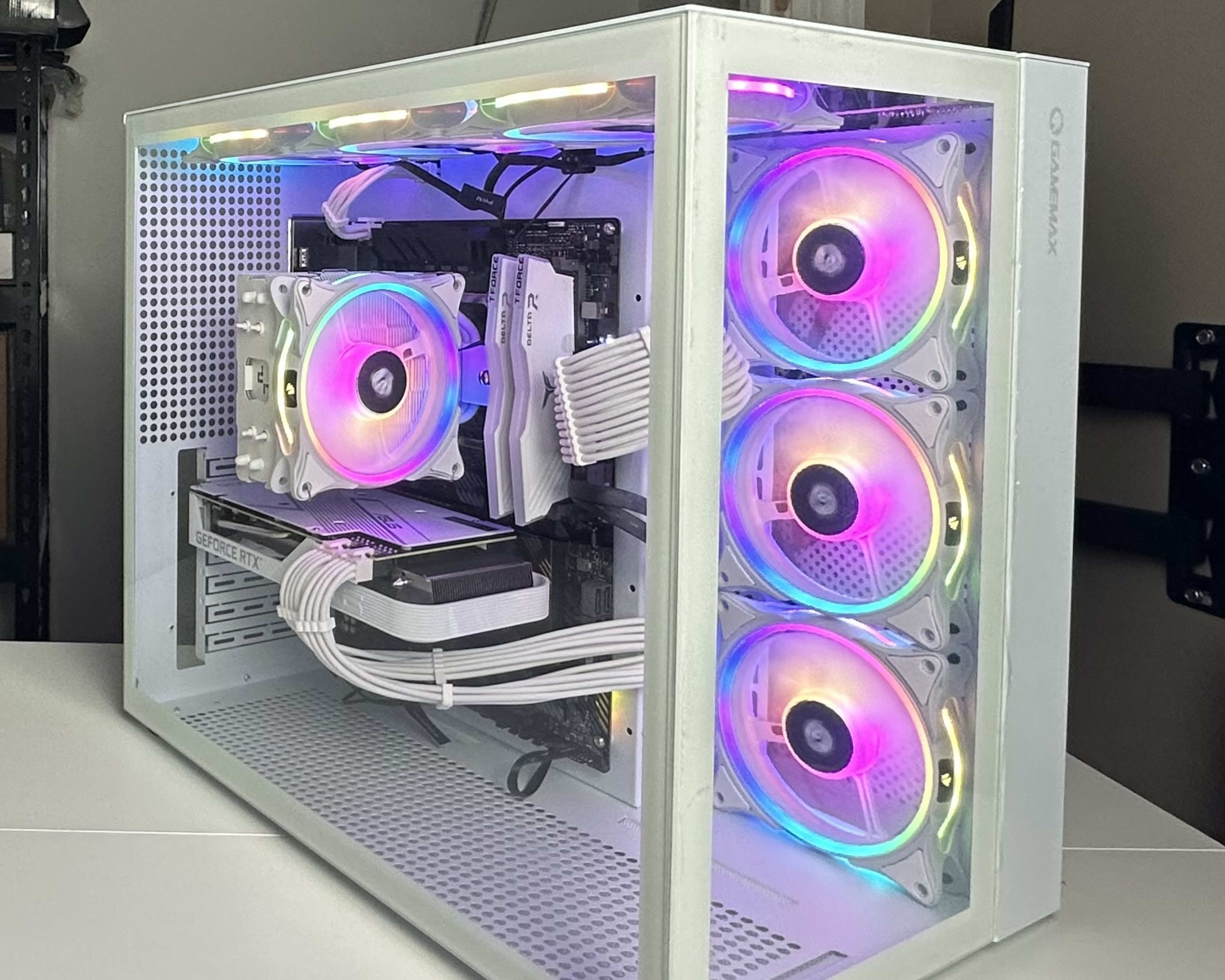 White Gaming PC (5600x3D + 3060 Ti GDDR6X)