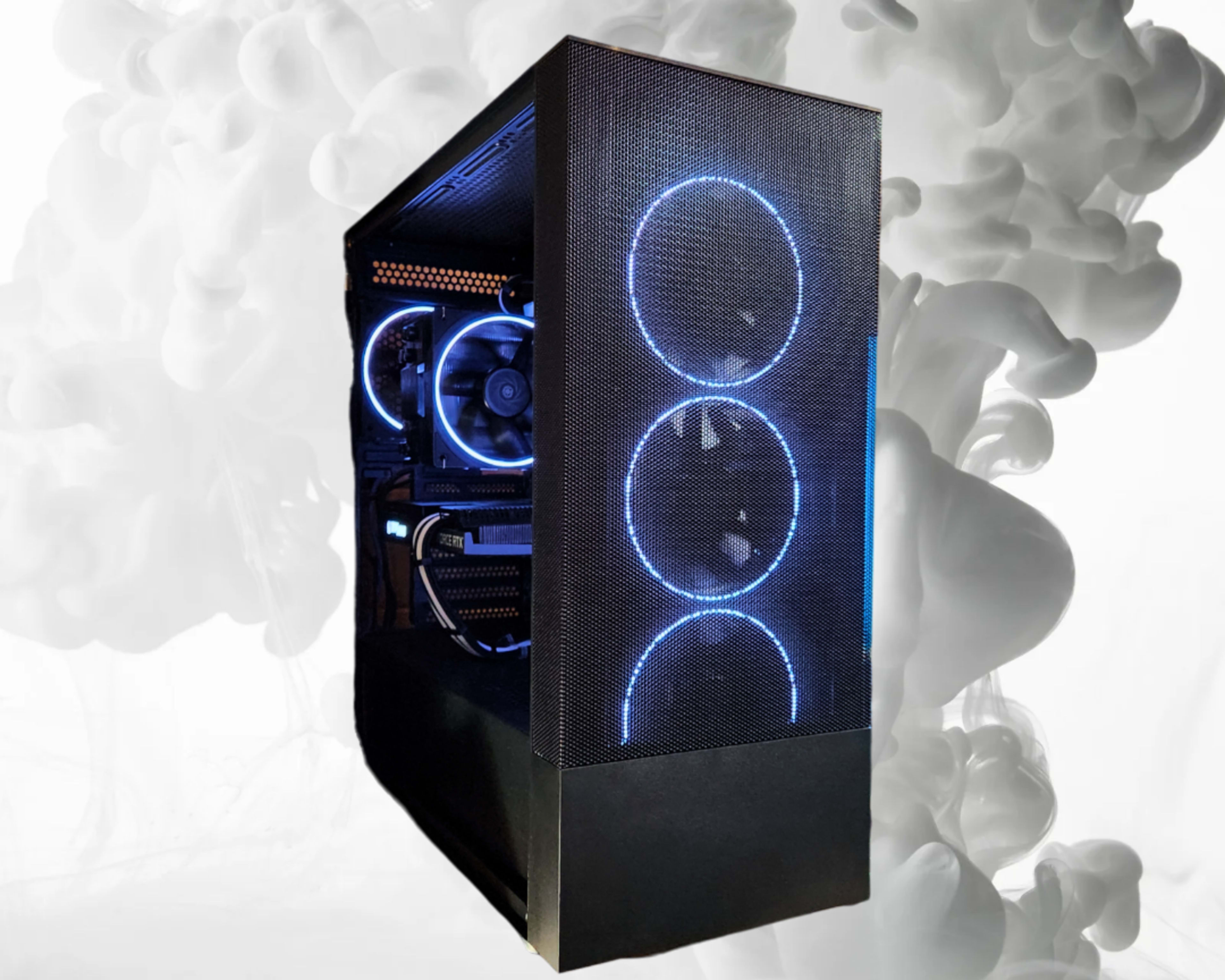 🤵Tuxedo🔲: RTX 3070 | Ryzen 5 5600 | 32GB DDR4 RAM | 1TB SSD | 7 Fans | Black and White RGB PC