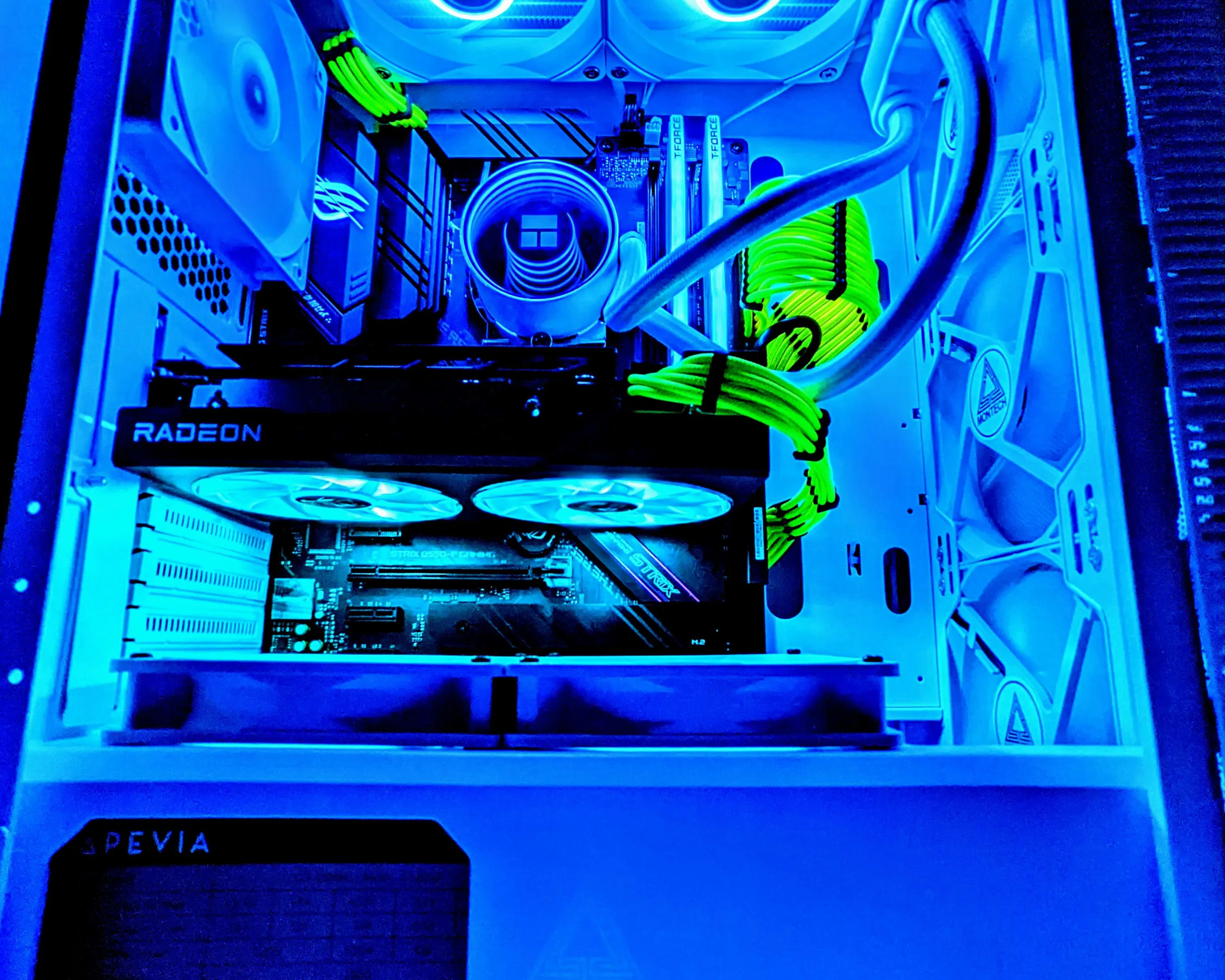 ⚪️Liquid-Cooled 💦⚪️Gaming PC |RX 6650XT| Ryzen 5 5600G| 16GB DDR4 RAM(TFORCE)| Windows 11 Pro