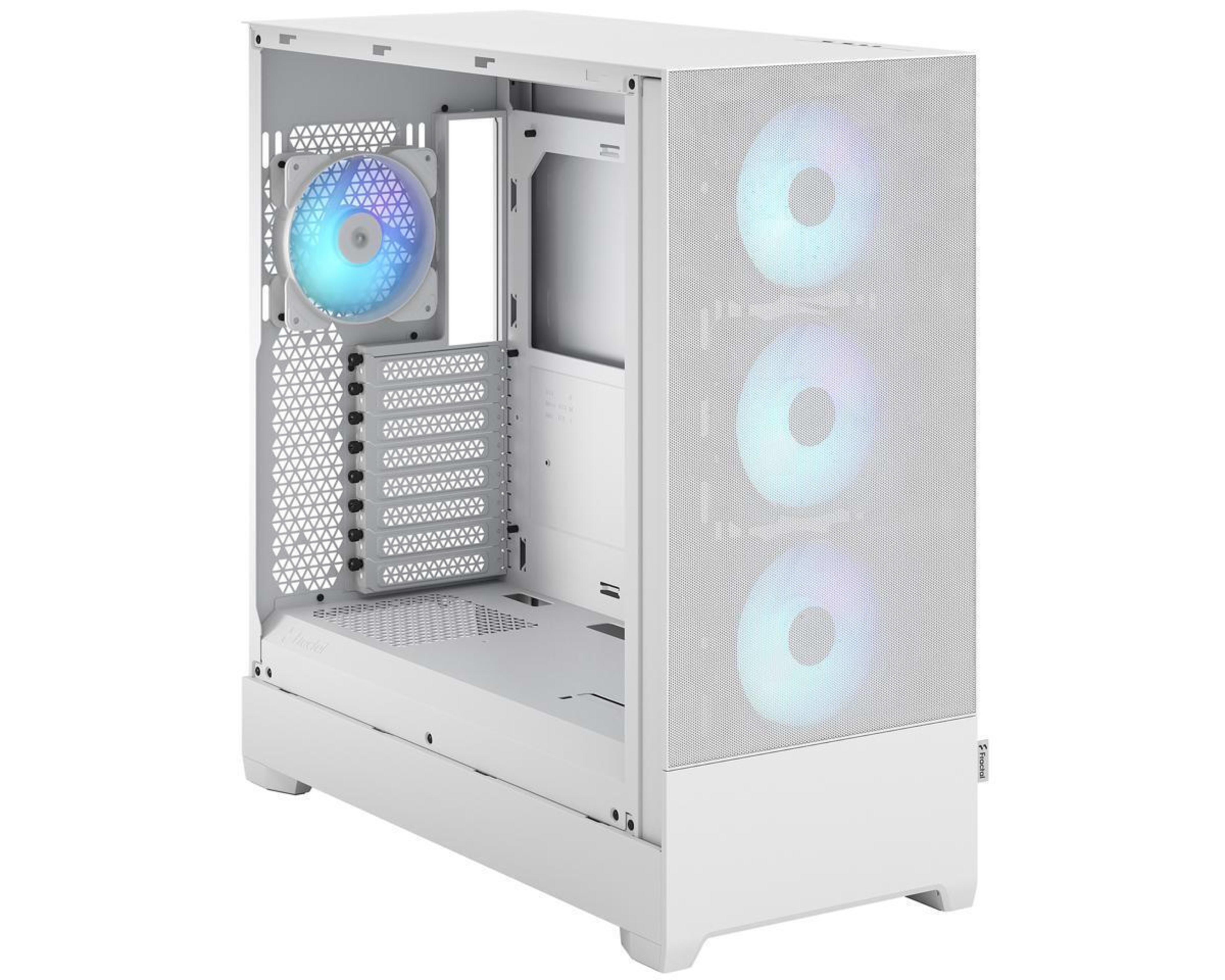 Fractal Design Pop XL Air White | ATX, Micro ATX, ITX | Mid Tower Tempered Glass