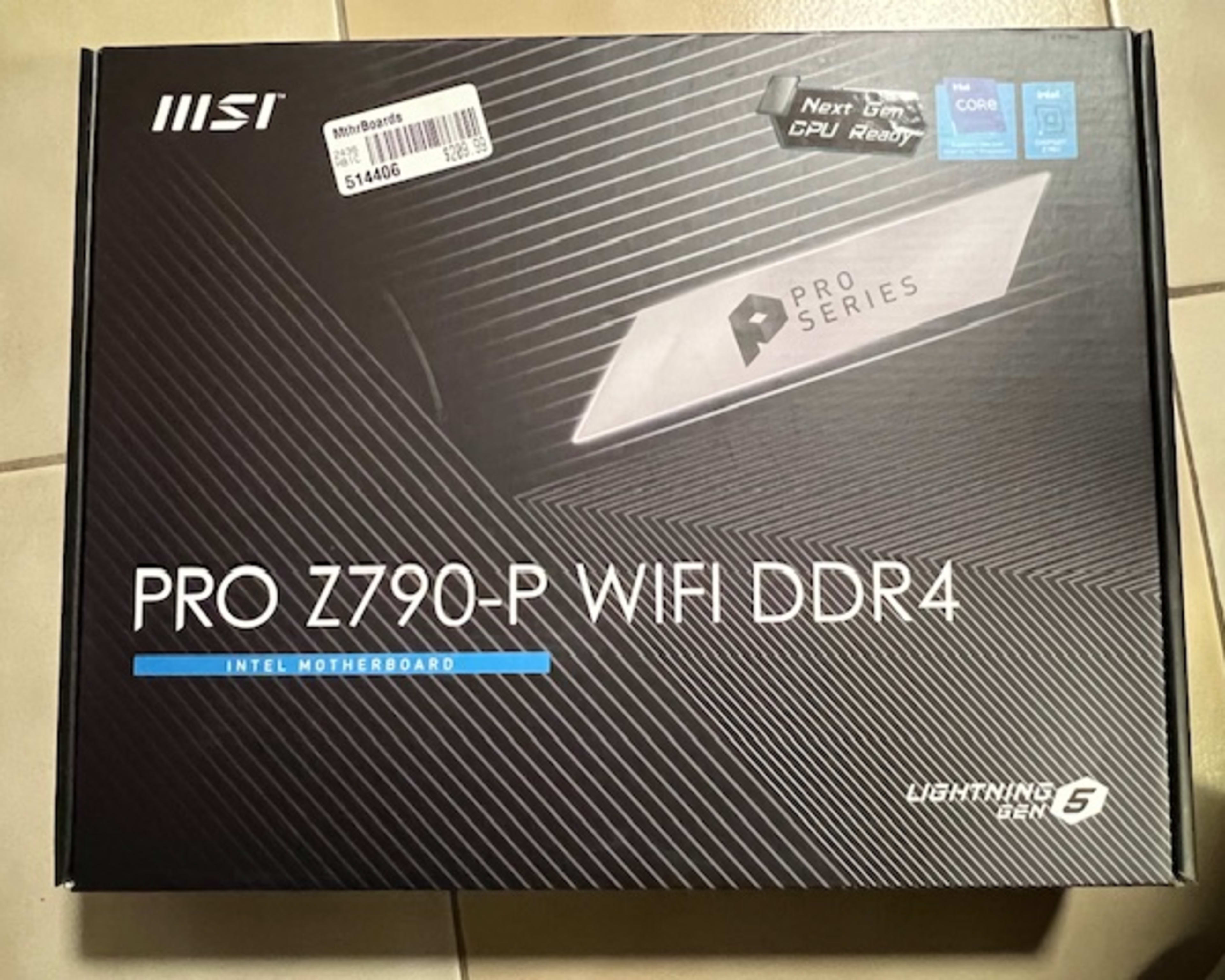 Brand New MSI Z790-P Pro WiFi DDR4 Intel LGA 1700 ATX Motherboard