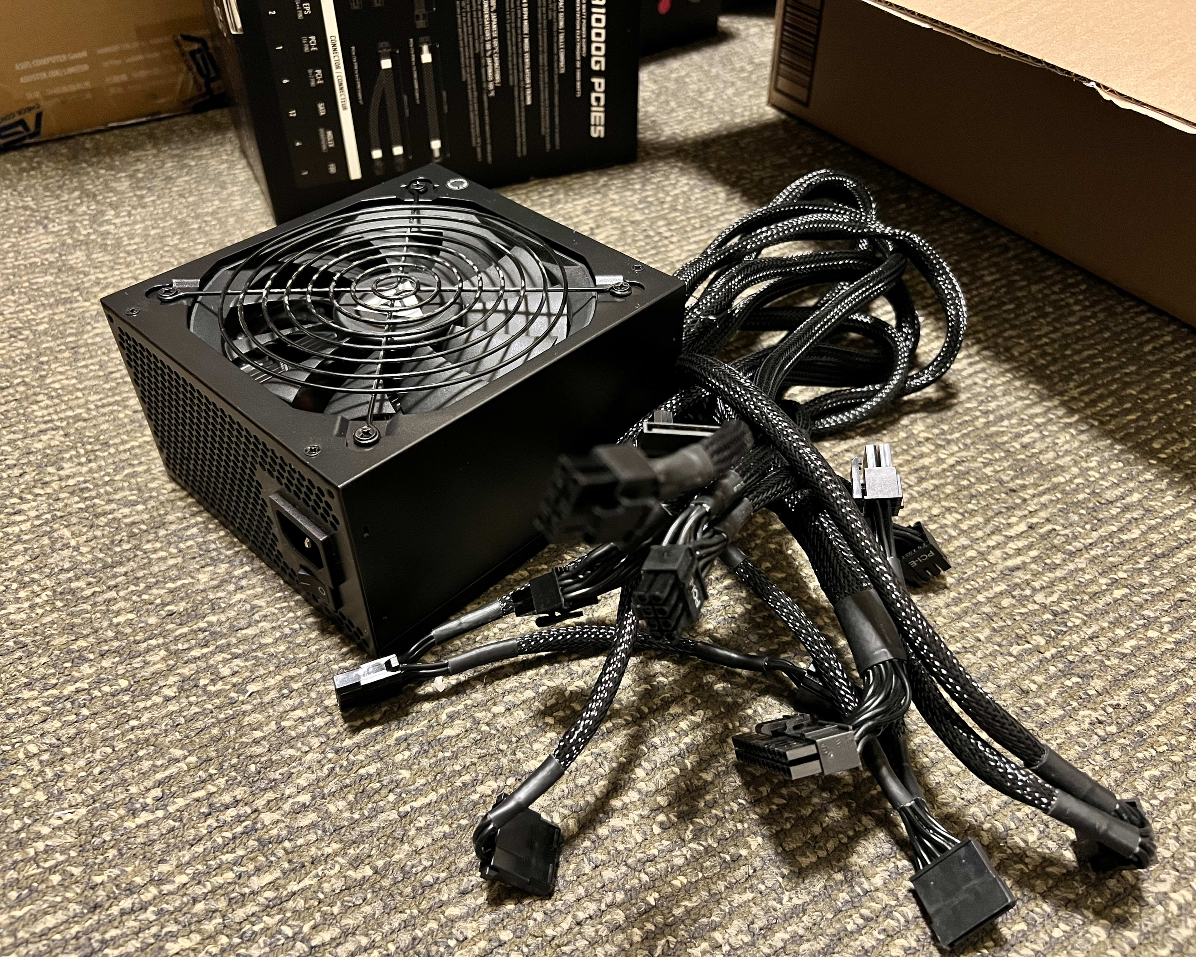 APEVIA Prestige ATX-PR600W 80+ Gold 600W ATX Power Supply