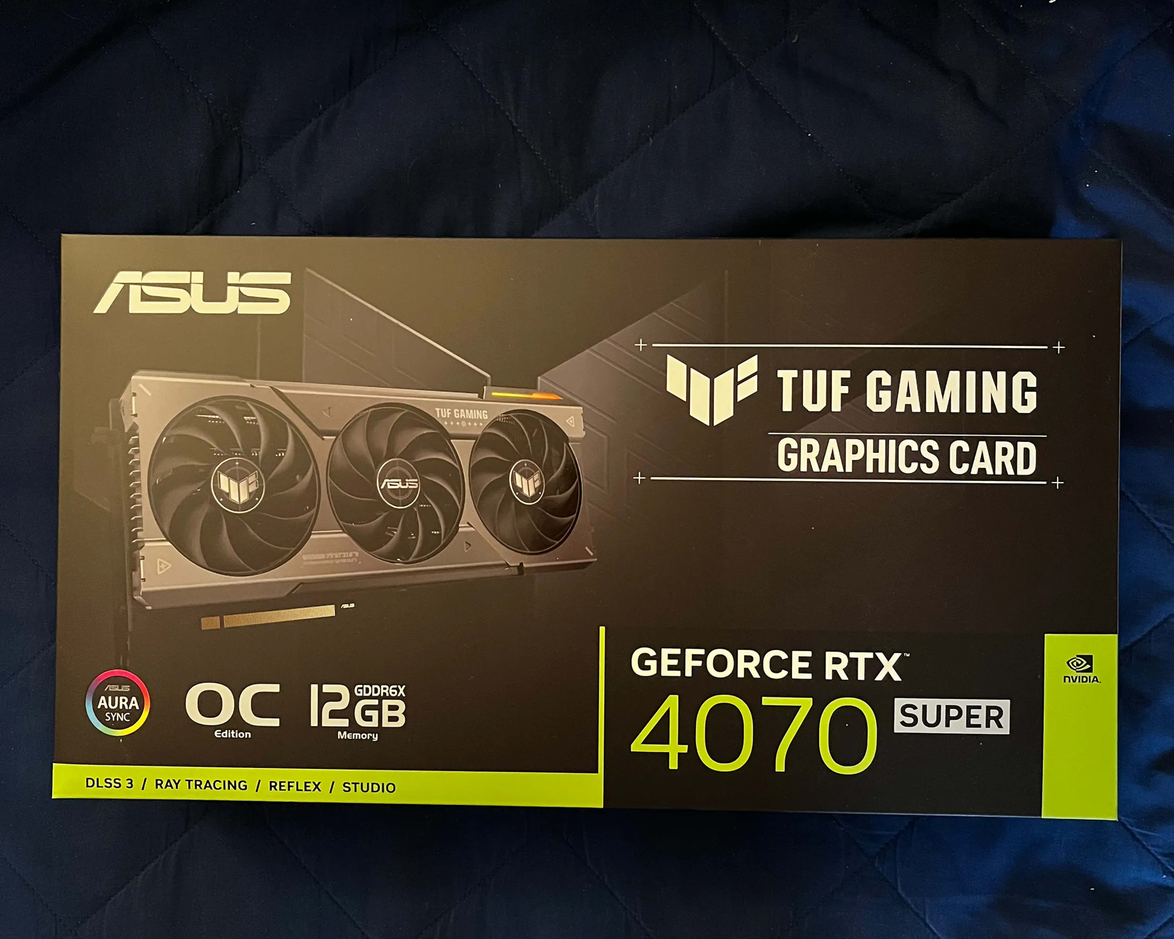 **NEW IN BOX** ASUS TUF GAMING RTX 4070 SUPER OC 12GB