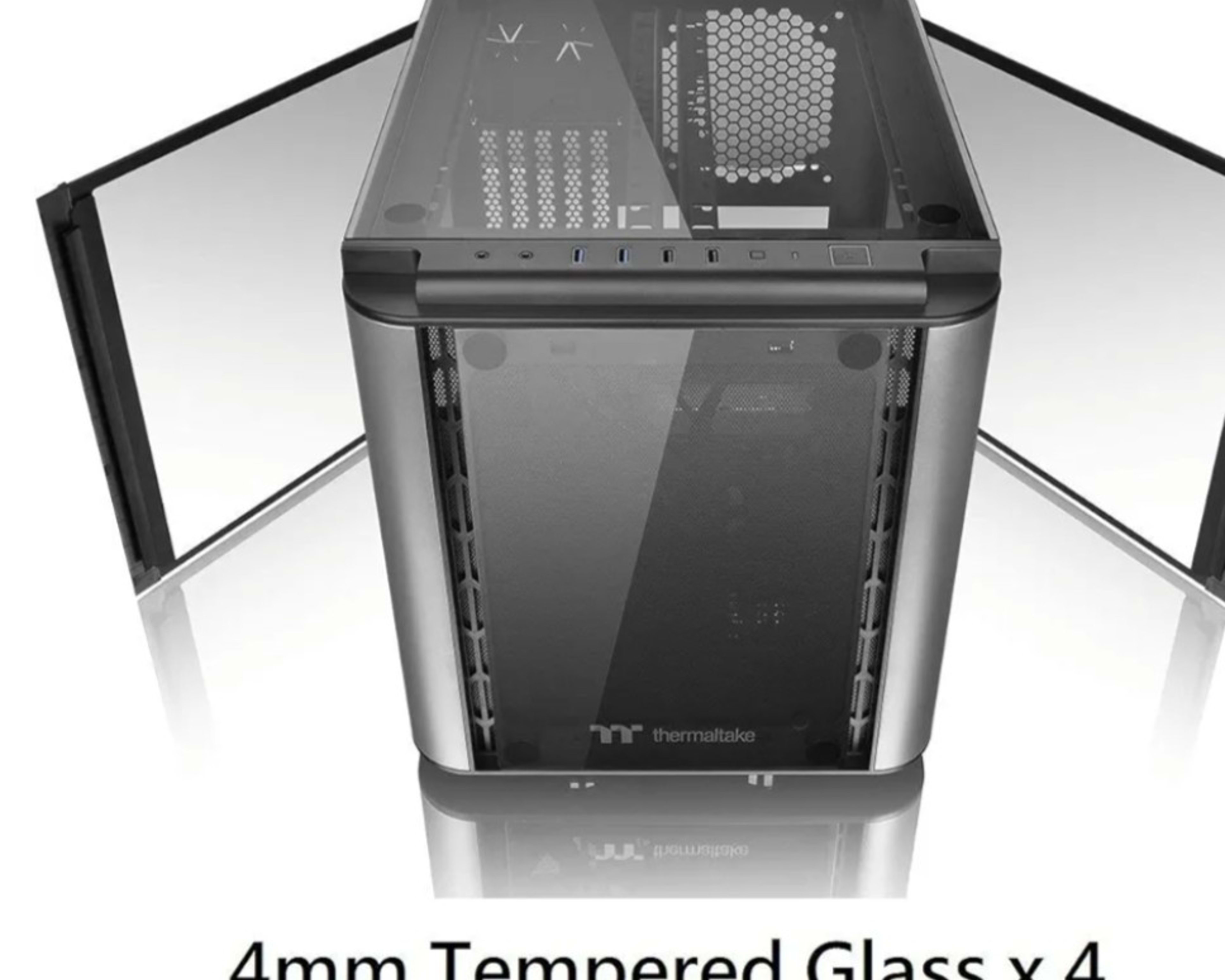 For Sale, Like new Level 20 VT tempered glass case with extra PWM fans included