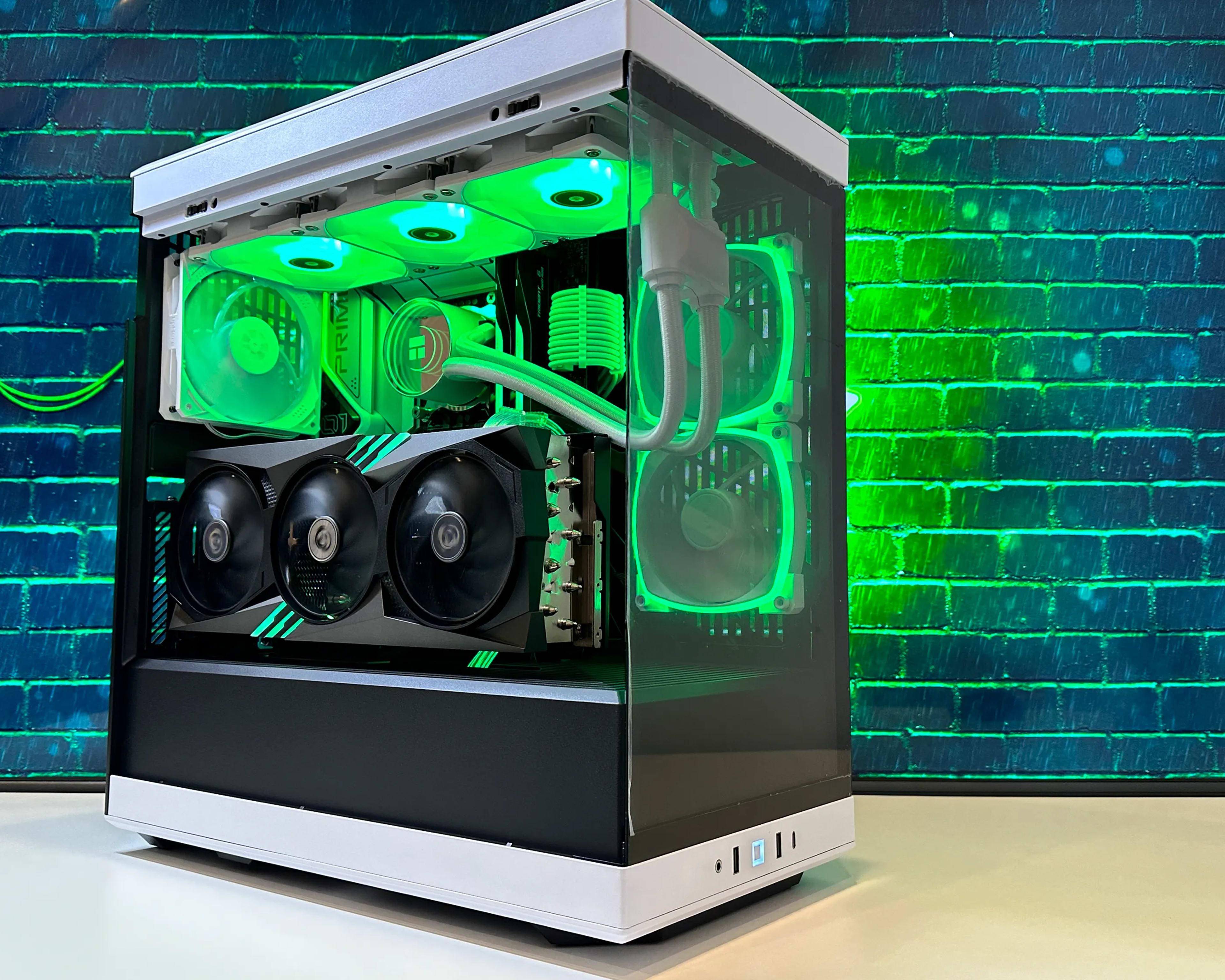 💚💚Green Team Gaming PC💚💚-Nvidia RTX 4090 24GB-Intel i9 12900K 16Core-64GB DDR5 RAM-2TB NVME