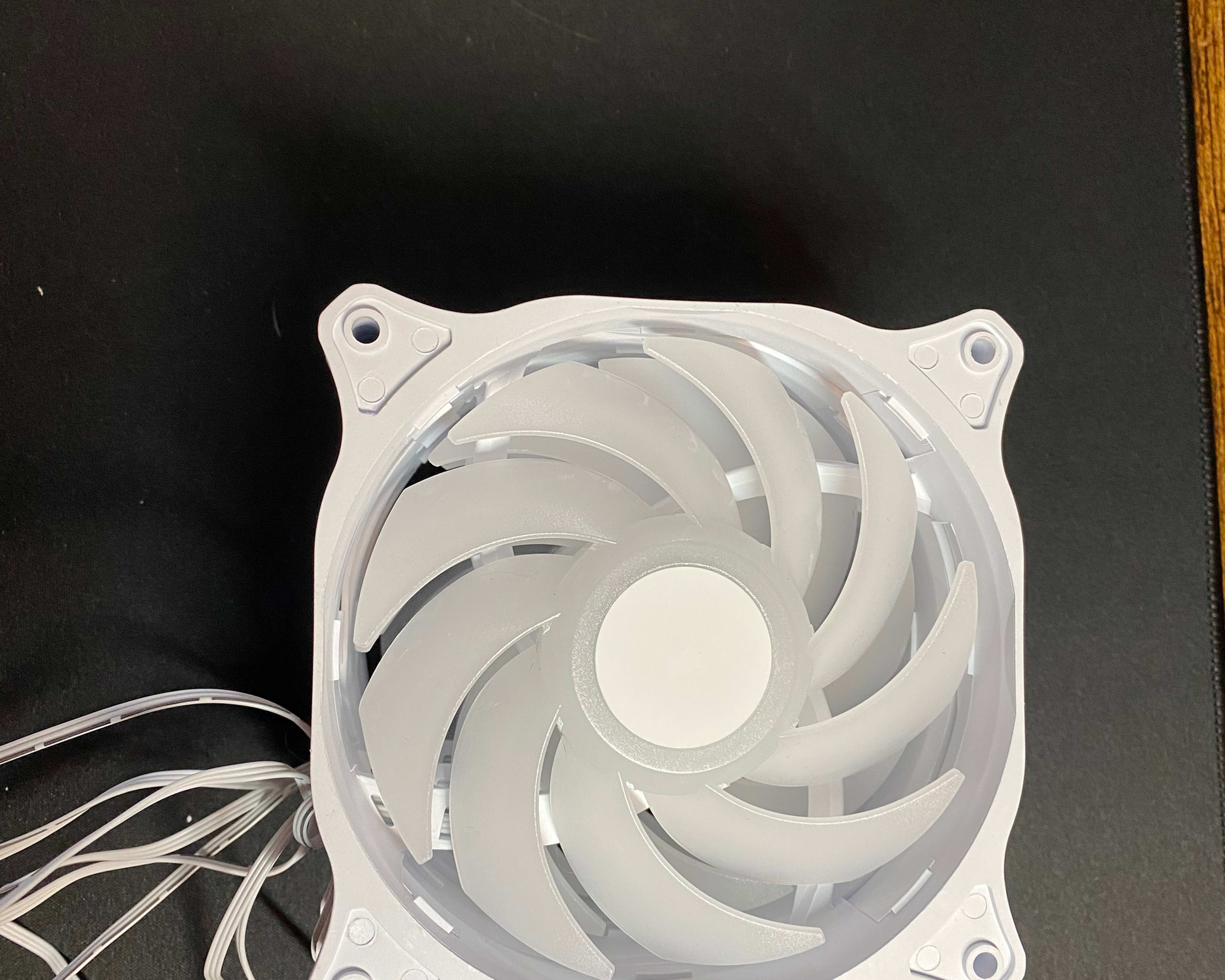 Sama White 120mm ARGB Case fans 4x