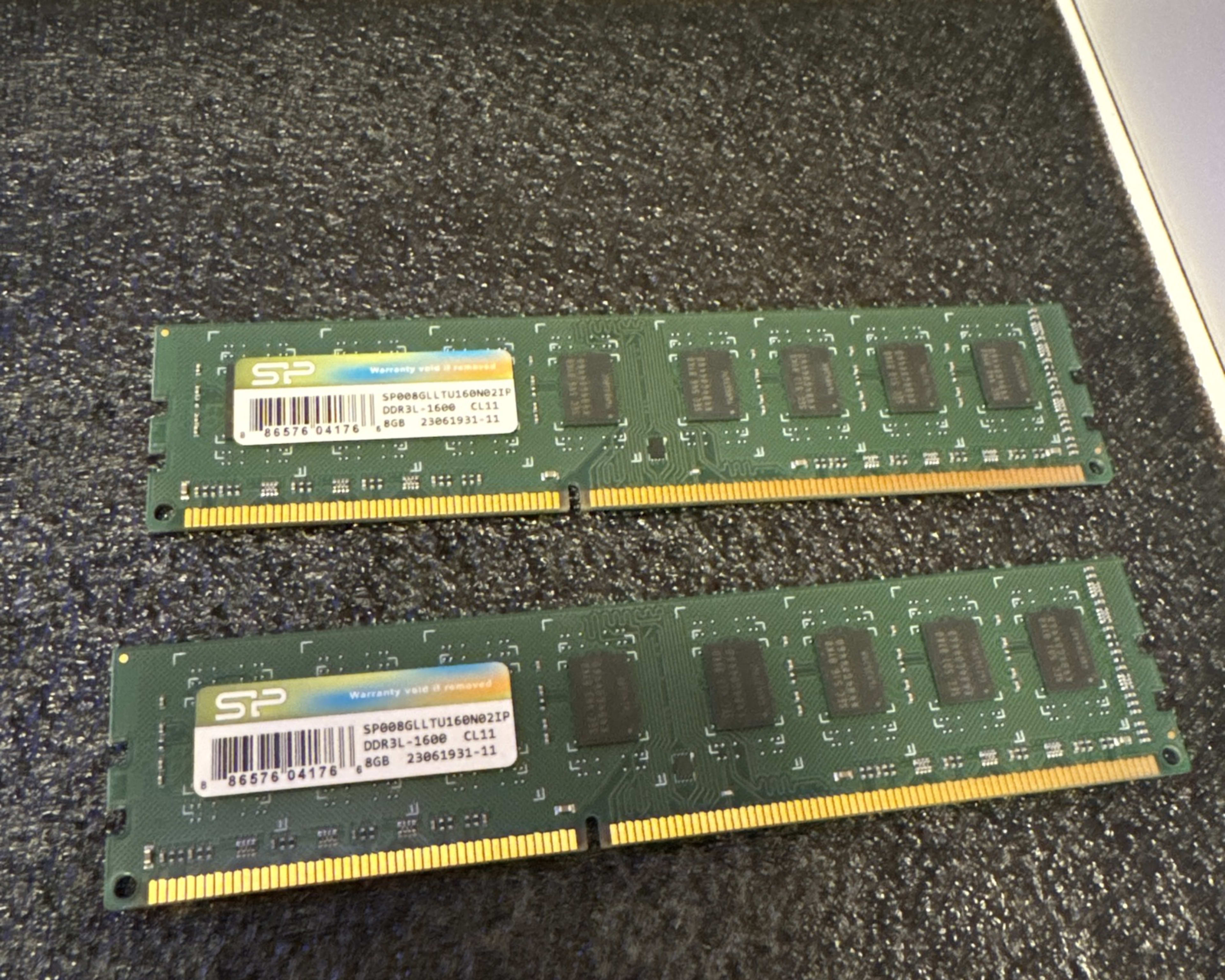 16GB (2x8GB) 1600Mhz DDR3