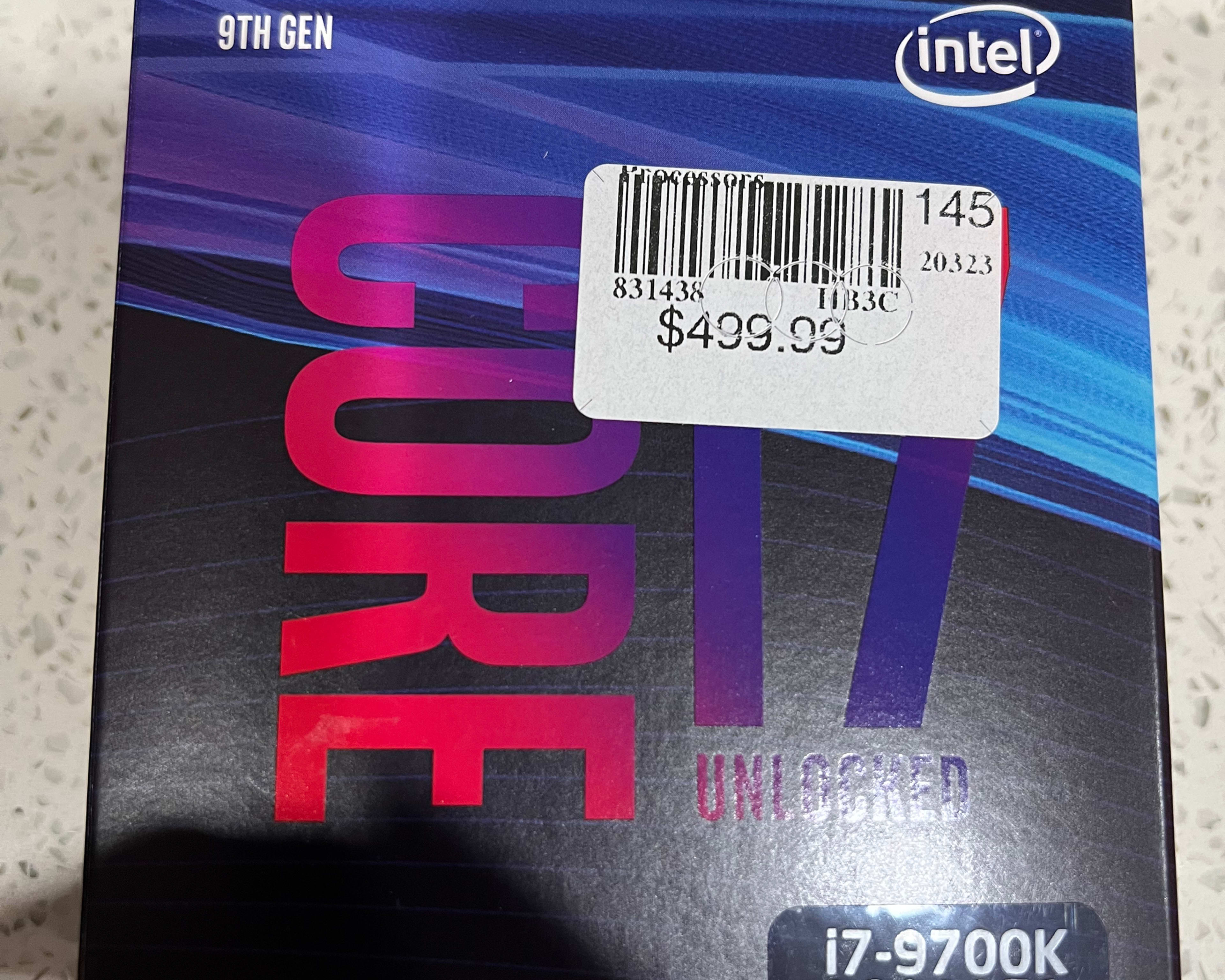 Intel i7-9700K Coffee Lake 8-Core 3.6 GHz (4.9 GHz Turbo) LGA 1151 95W Processor + Hyper 212  EVO