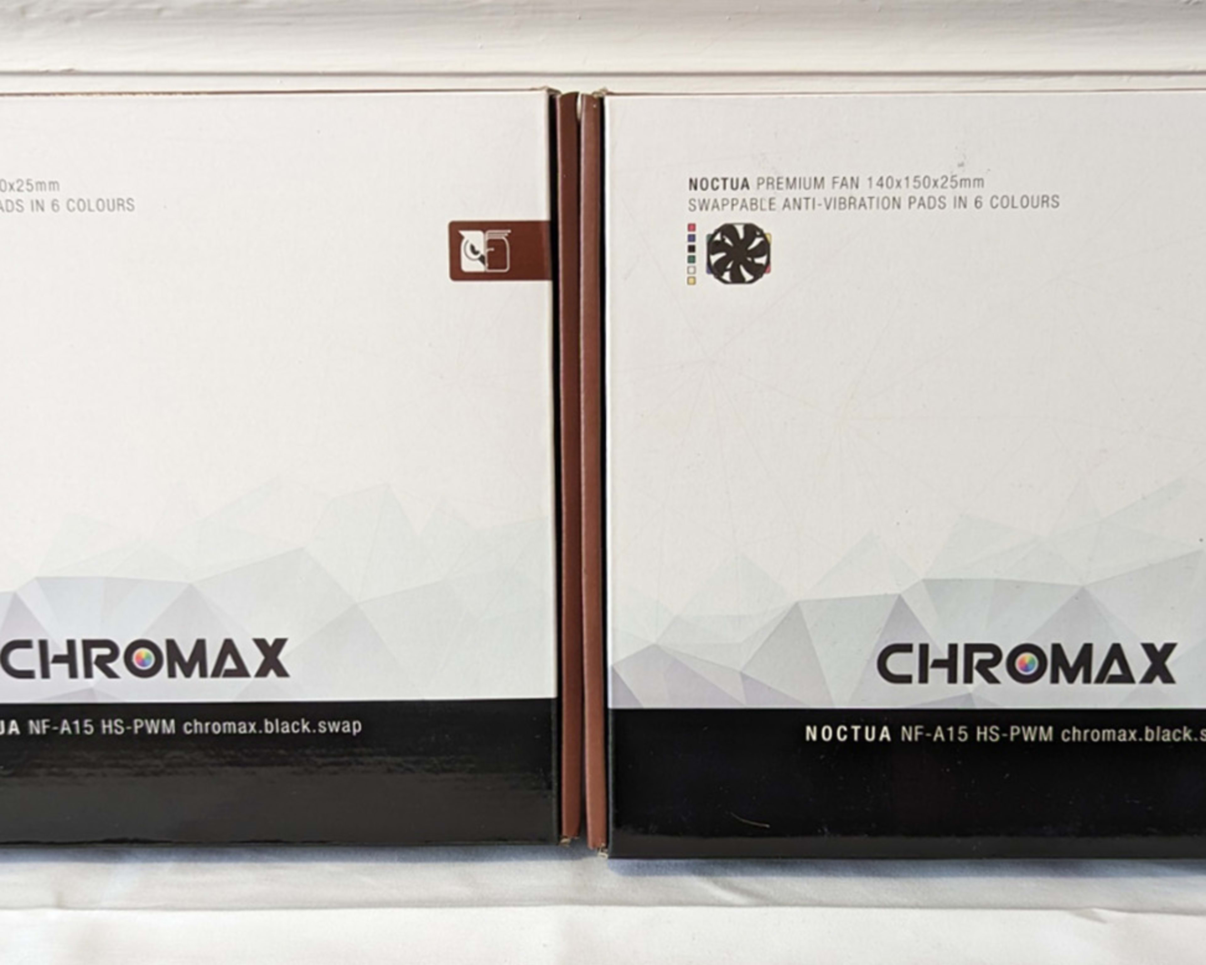 Noctua NF-A15 HS-PWM Chromax.Black.Swap Case/Heatsink upgrade Fans 140mm x 150mm x 25mm