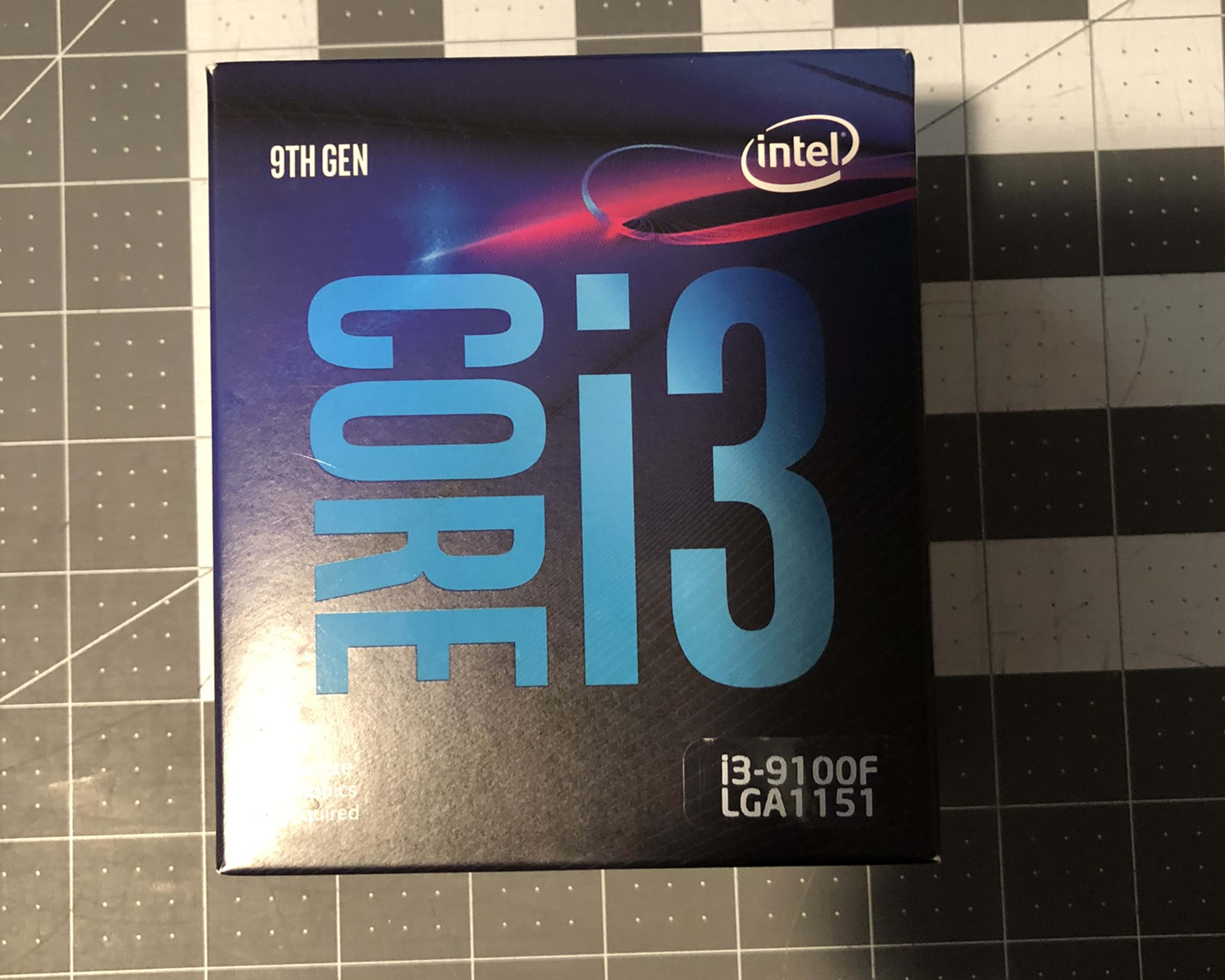 New in Unopened Box Intel Core i3-9100F