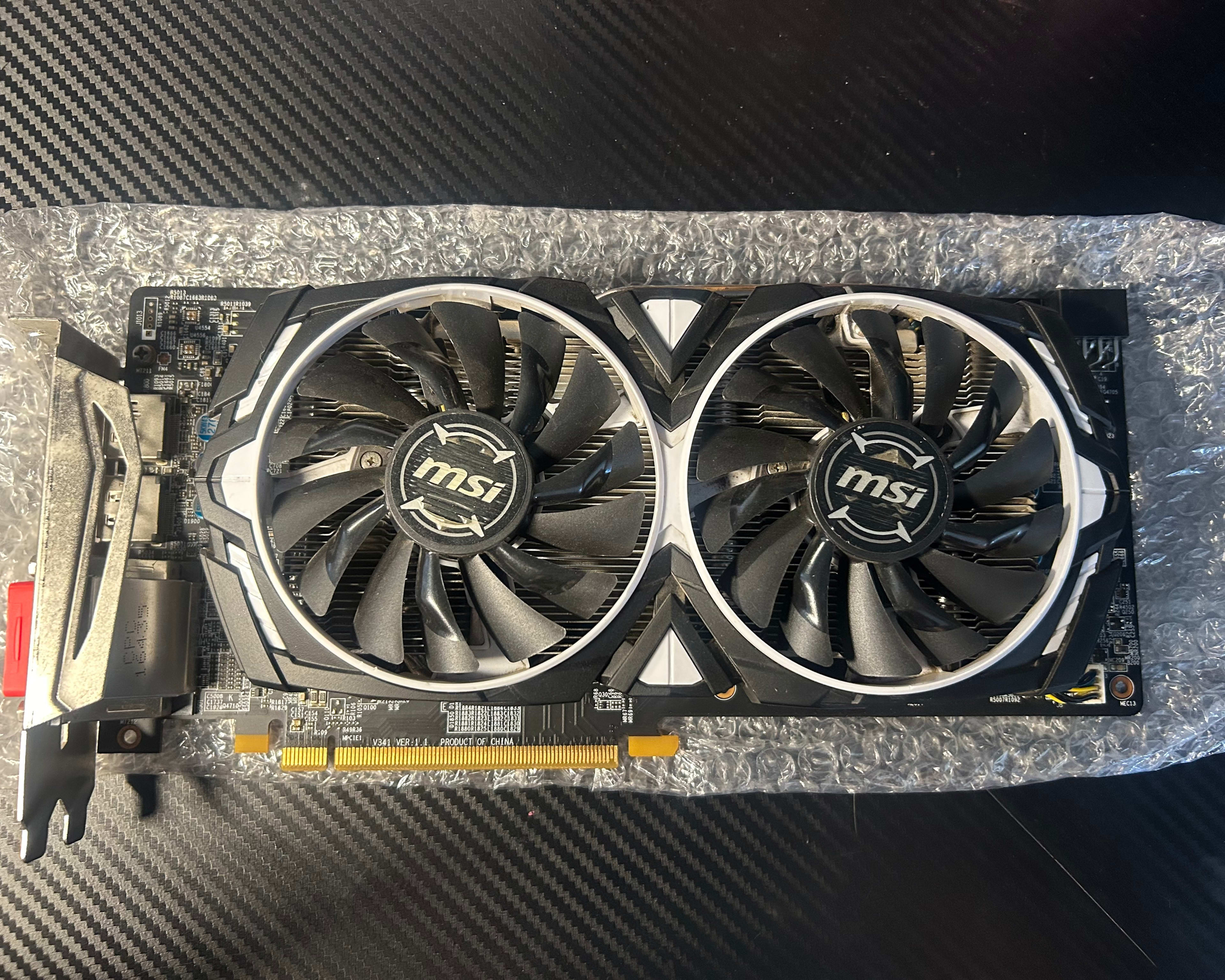 Msi Armor Oc Rx 480 8gb (read description)