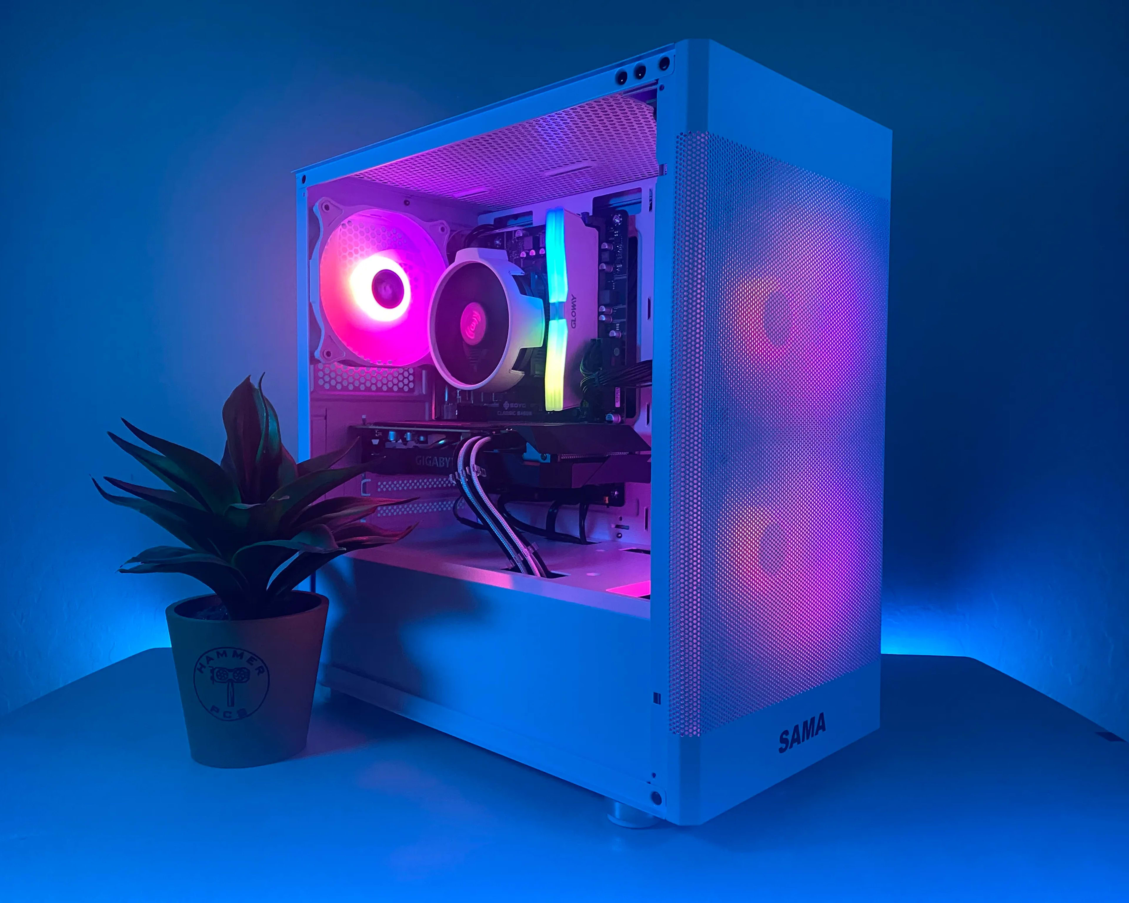 🤍 Custom Built White RGB Gaming PC 🤍 | Windows 11, GTX 1660, Ryzen 5 | Fortnite, Cyberpunk, more!