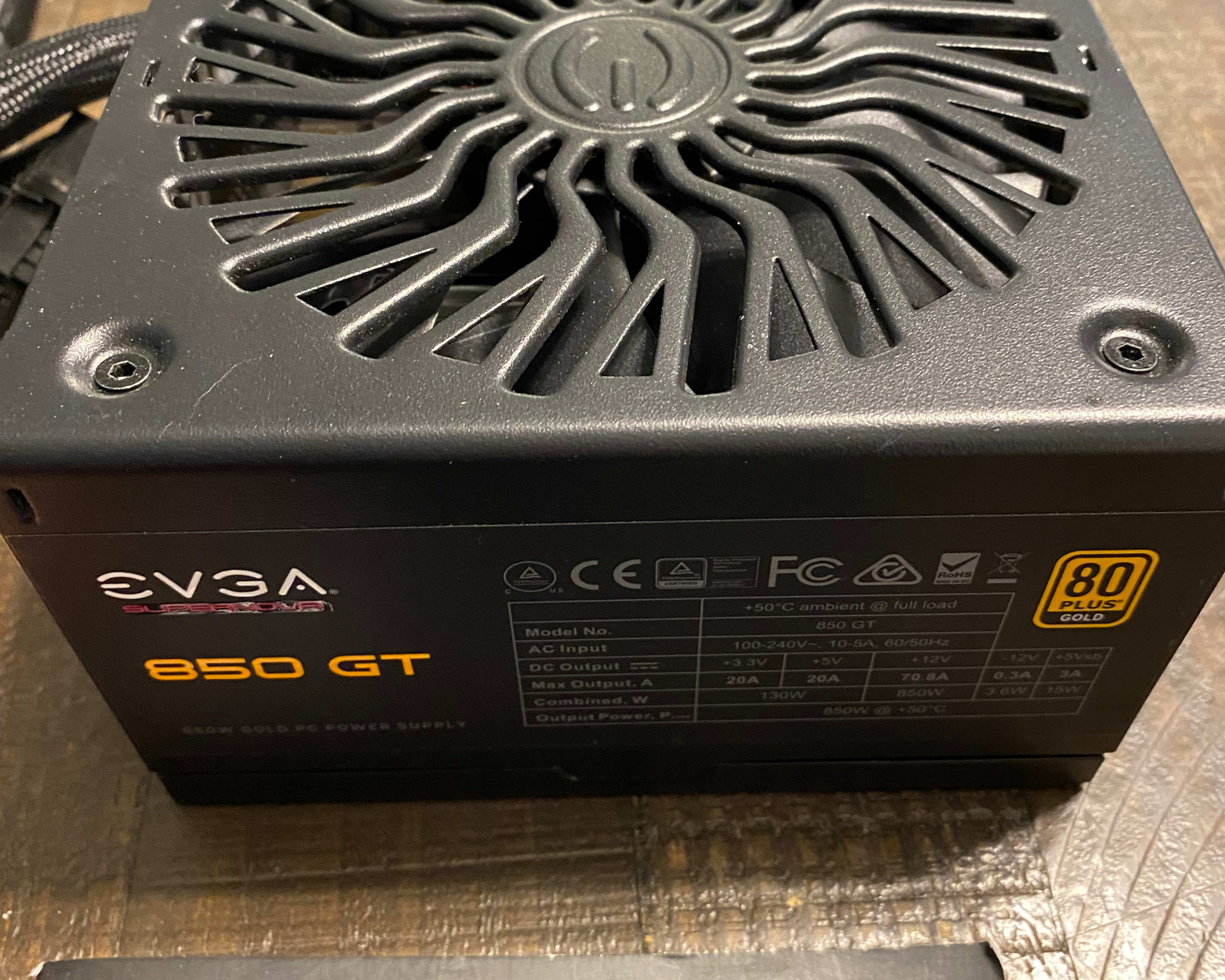 EVGA 850W GT Gold Power Supply