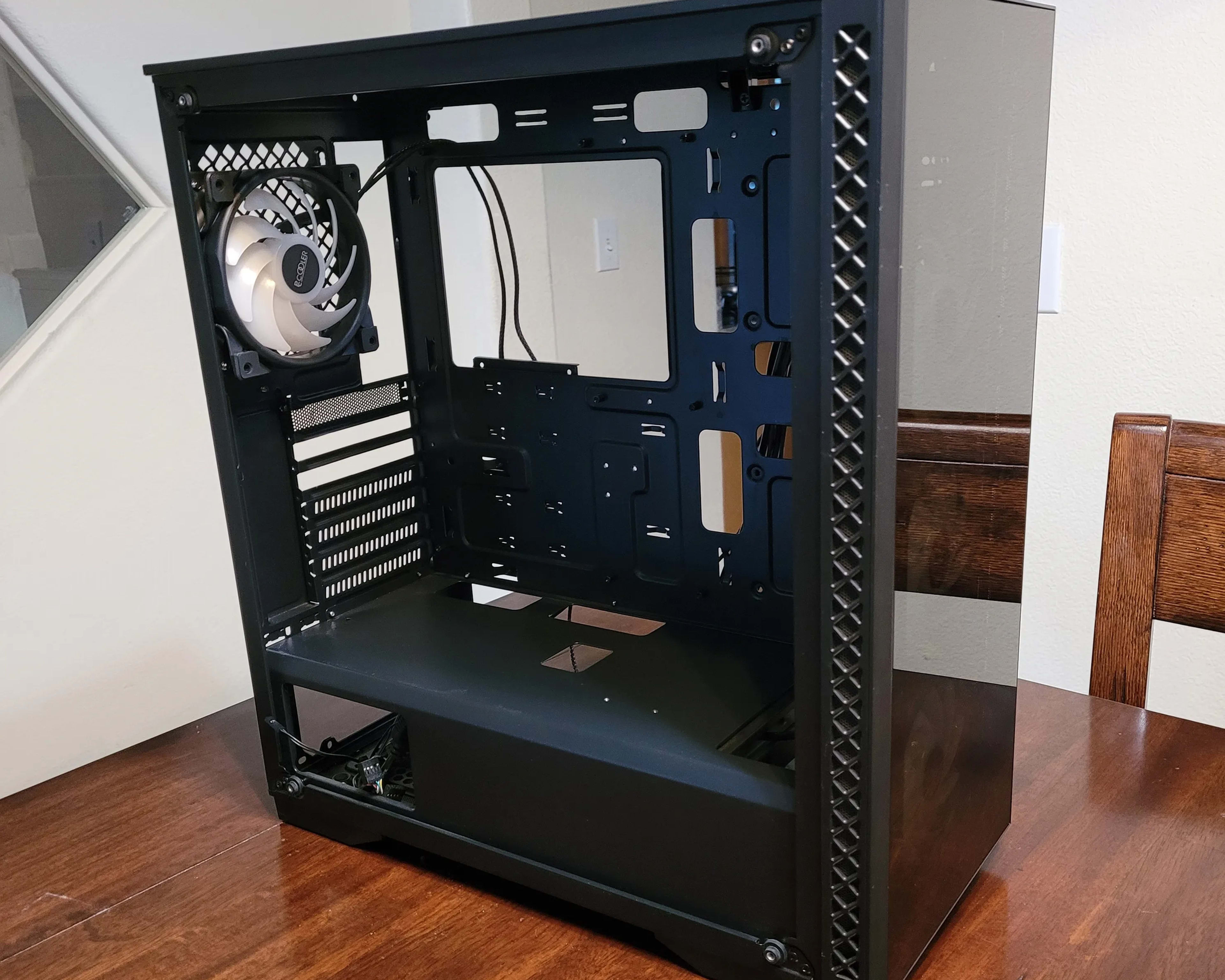 Deepcool MATREXX 50 ATX Mid Tower Case + 4 PC Cooler HALO 120mm Fans