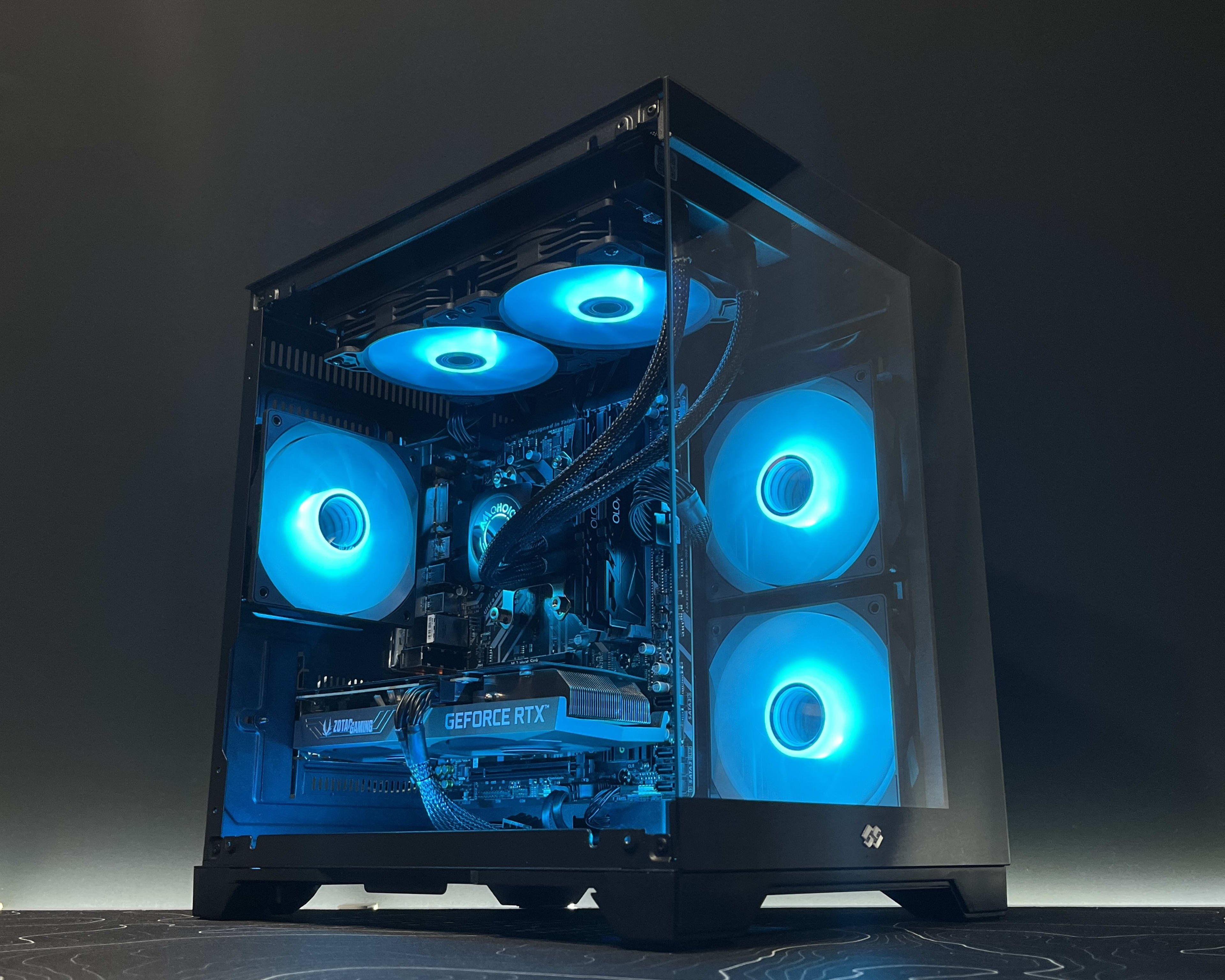 Black & RGB Gaming PC | RTX 3050 8GB & Ryzen 5 3600