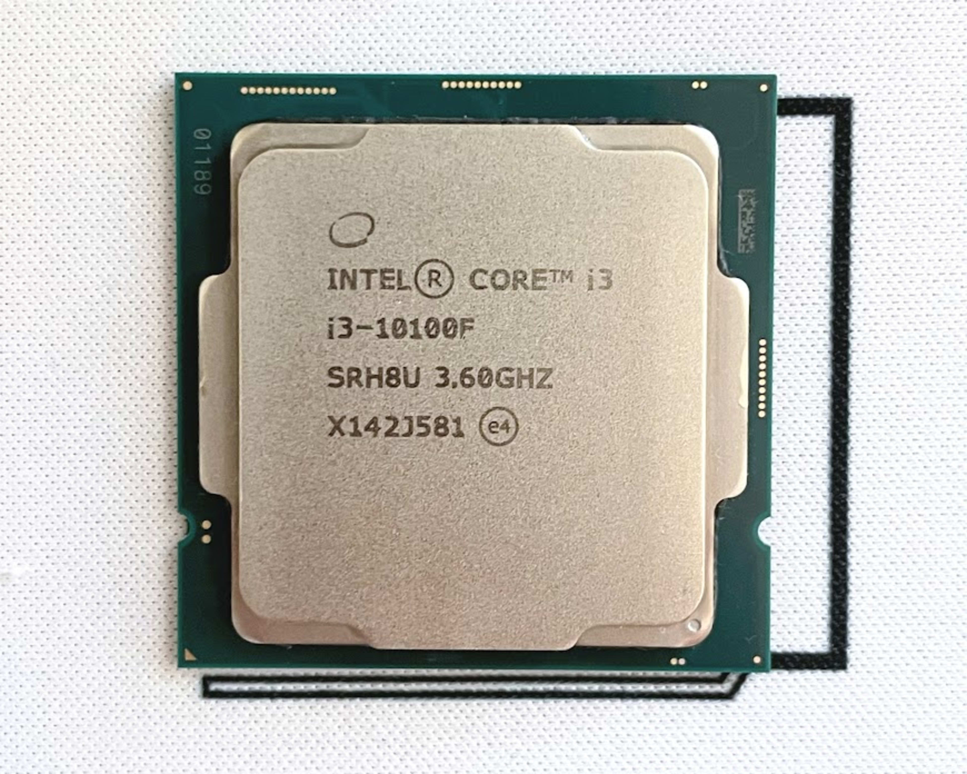 Intel i3-10100f 3.60GHz Quad-Core 6MB LGA1200 CPU Processor SRH8U 65W