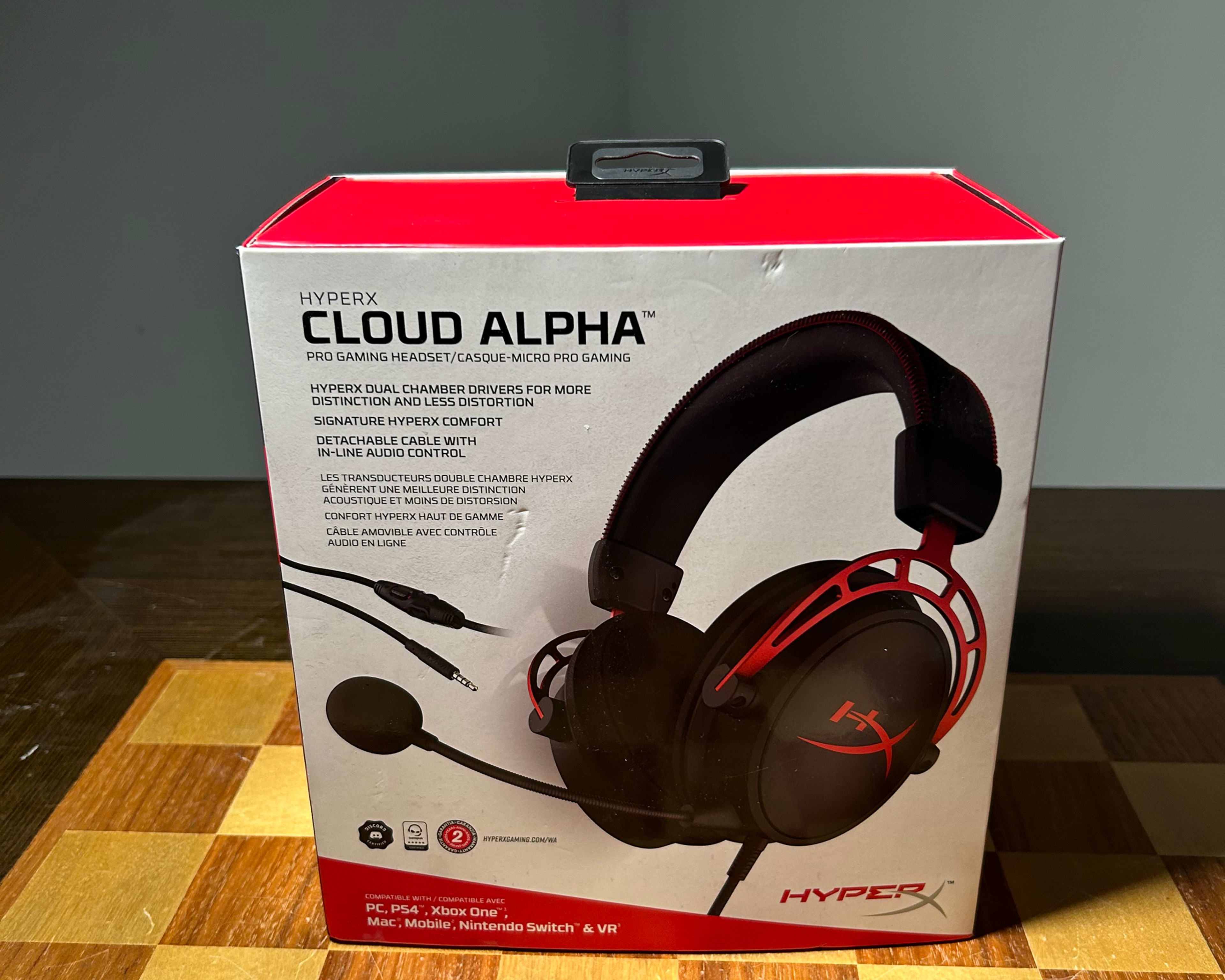 Kingston HyperX Cloud Alpha Gaming Headset for PC, Consoles, and Mobile