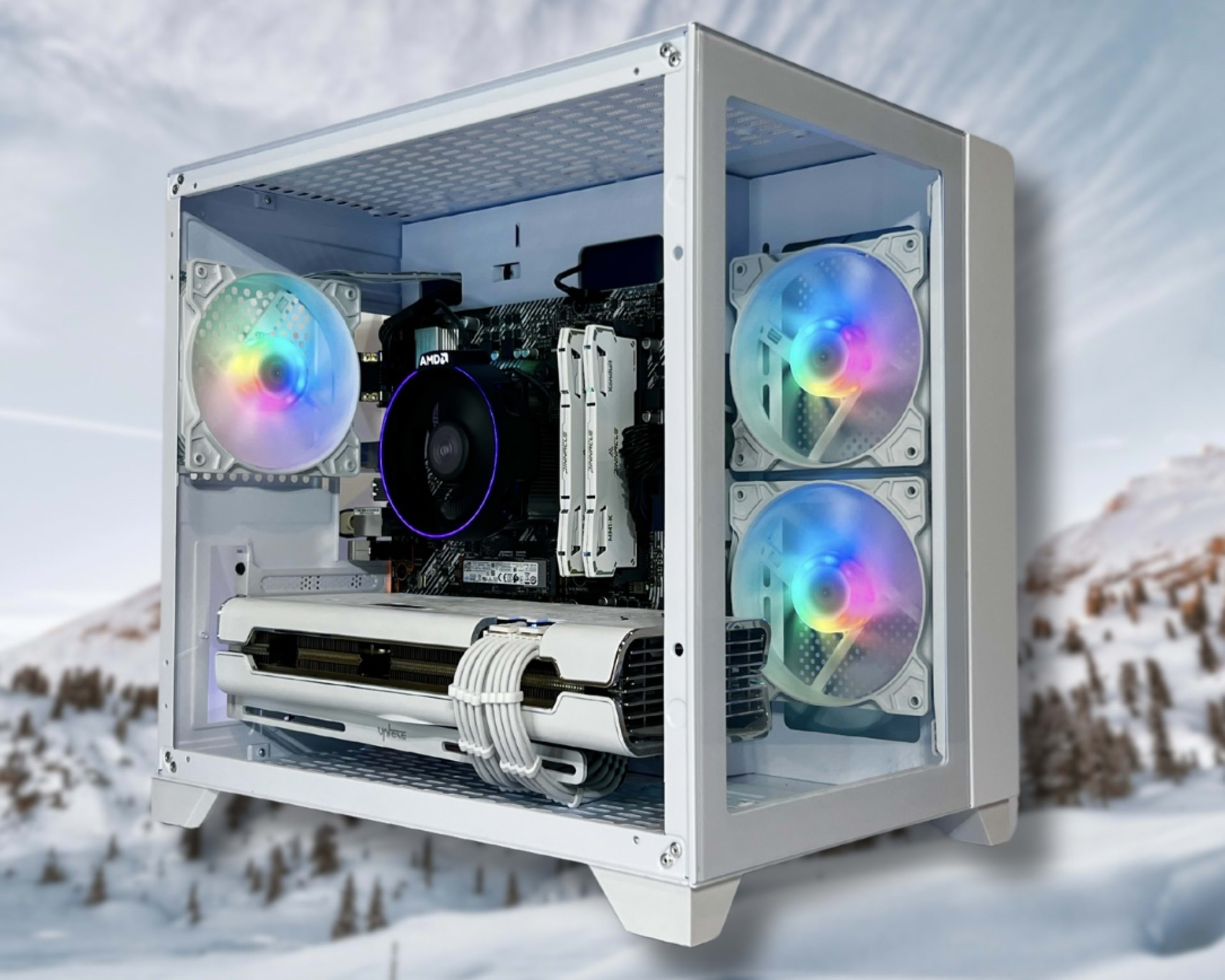 ❄️ AMD RX 5700 XT, AMD Ryzen 5 (6 Cores) | Gaming PC ❄️