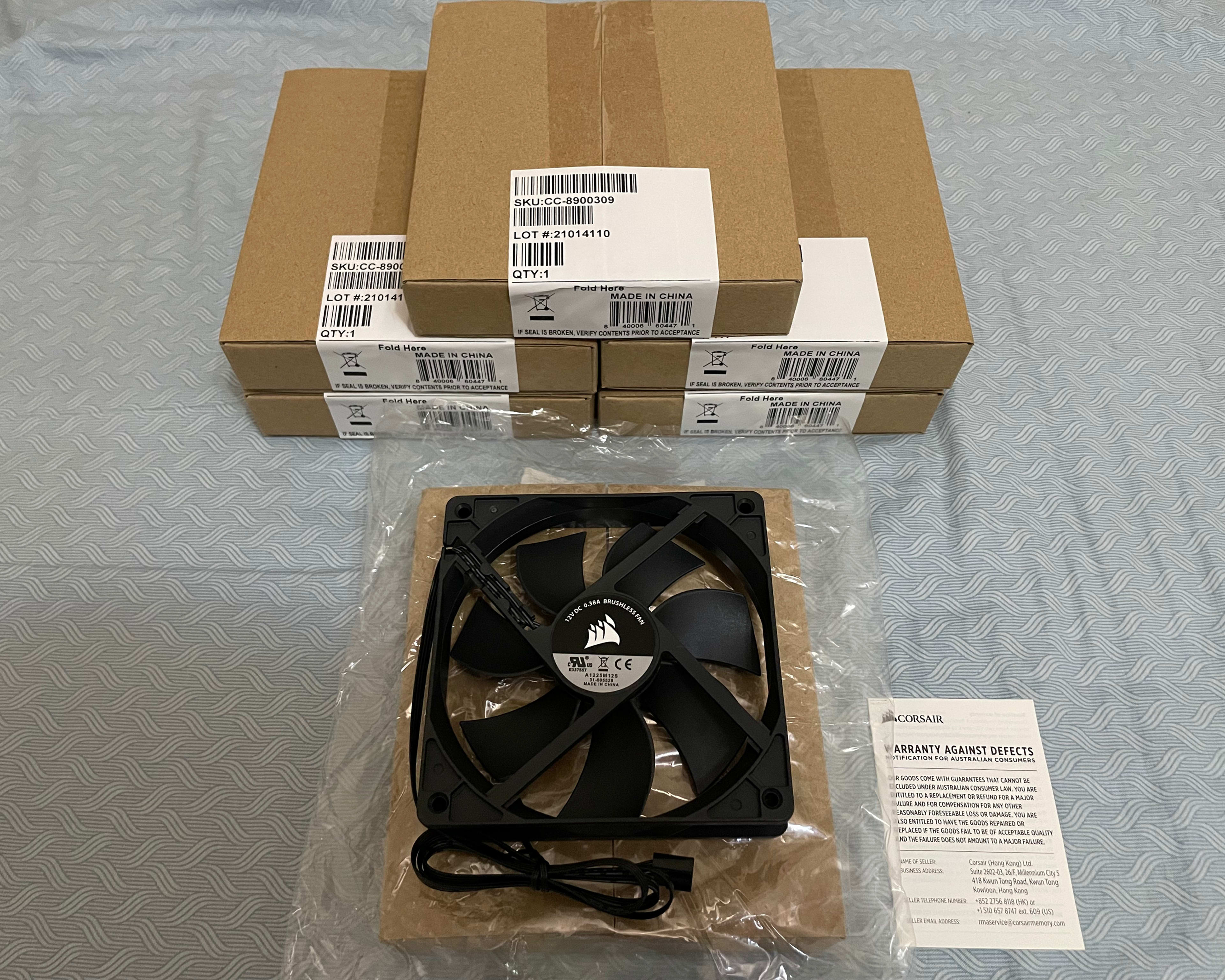 Corsair 120mm PWM Fans x6