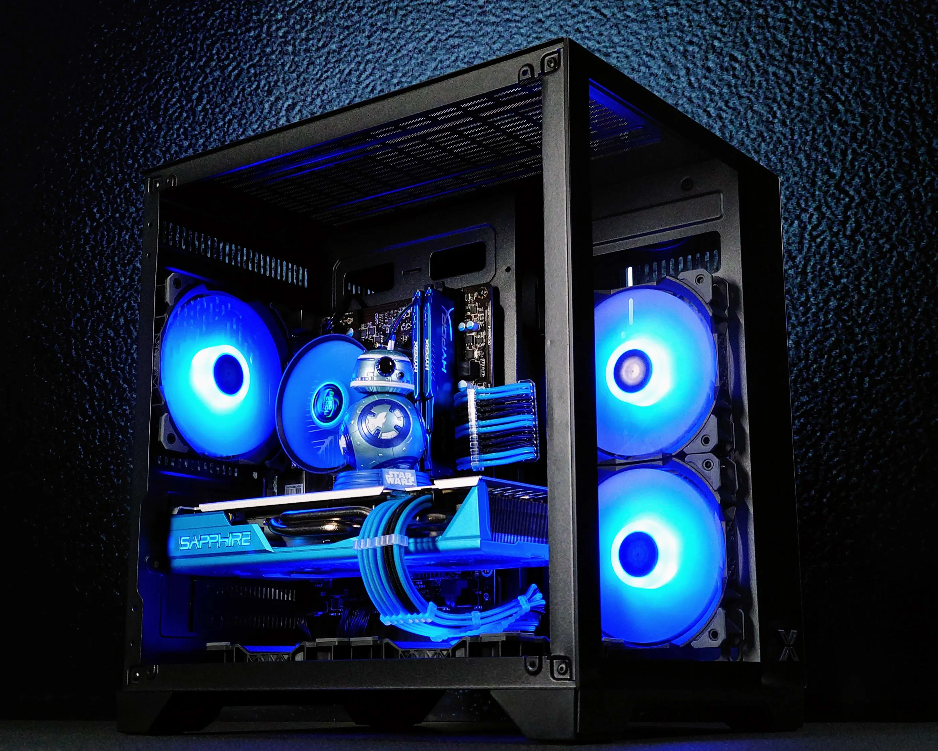 💙🤖BB-8 Budget Gaming PC🔷AMD RX 580 8GB🔷Intel Core i7 4770🔷16GB DDR3 🔷512GB SSD