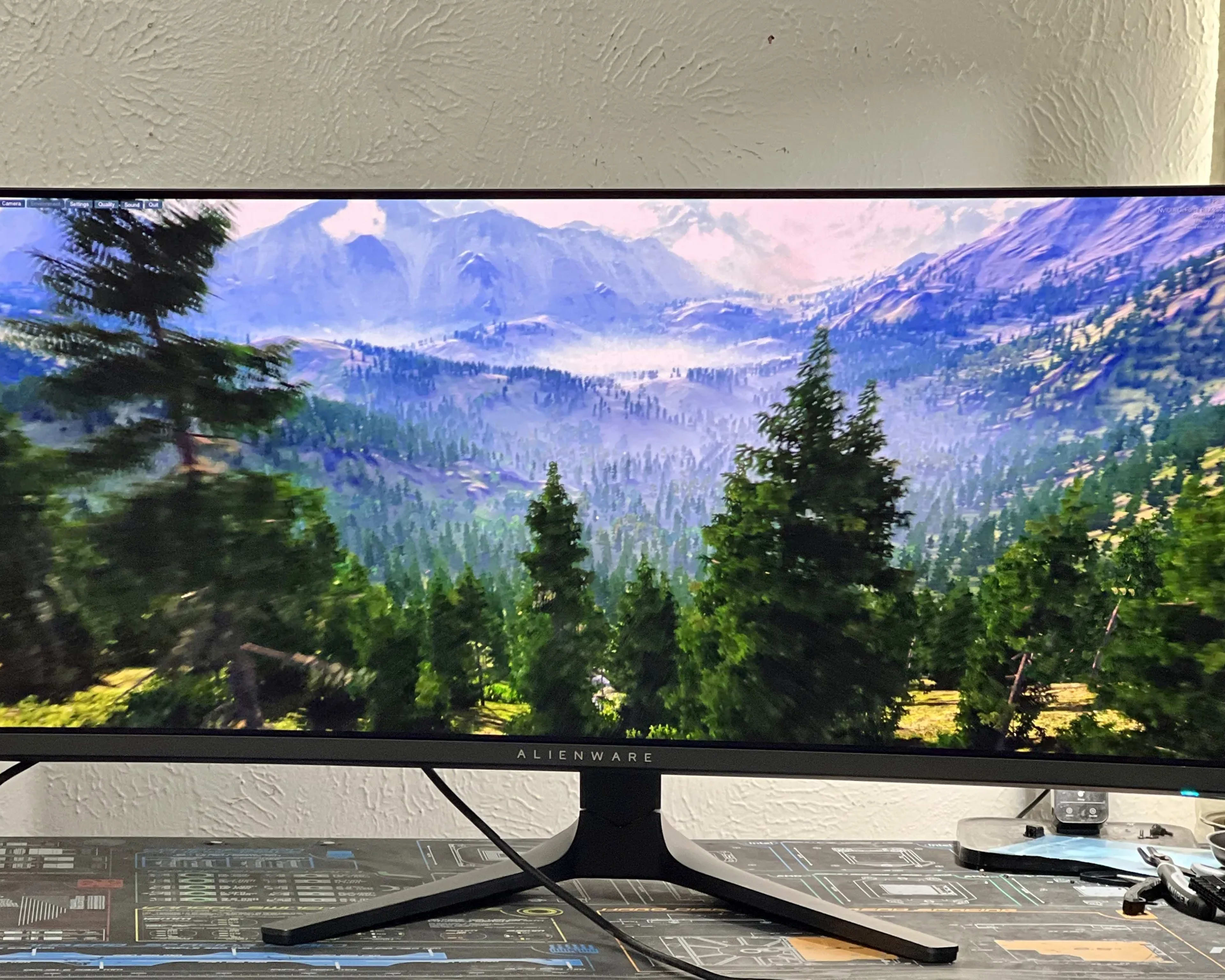 Alienware 34" Curved QD-OLED 165 Hz Gaming Monitor - AMD FreeSync™ Premium Pro - AW3423DWF