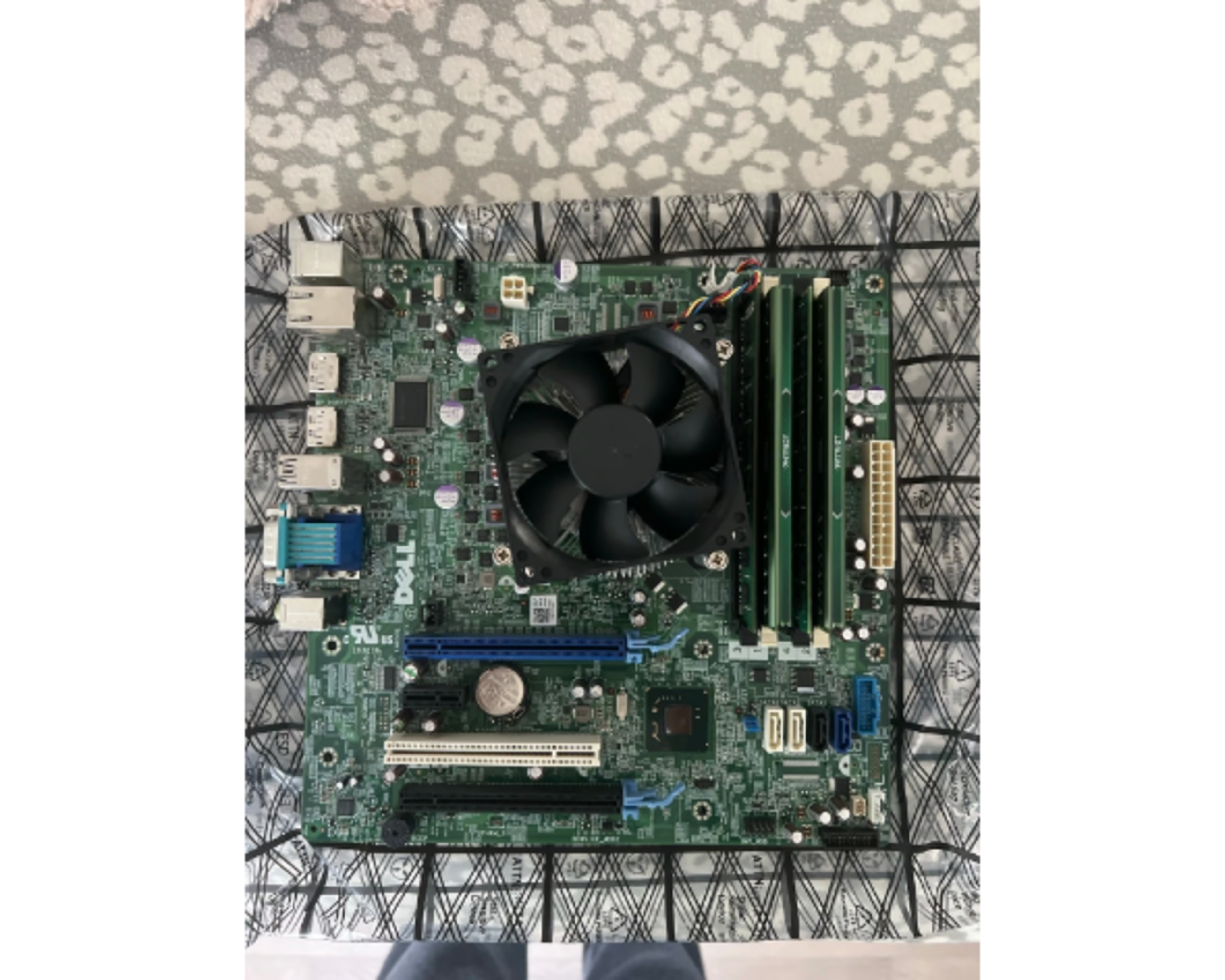 DELL MOTHERBOARD+CORE i5 3550 + CPU cooler + 24 gb ddr3 ram