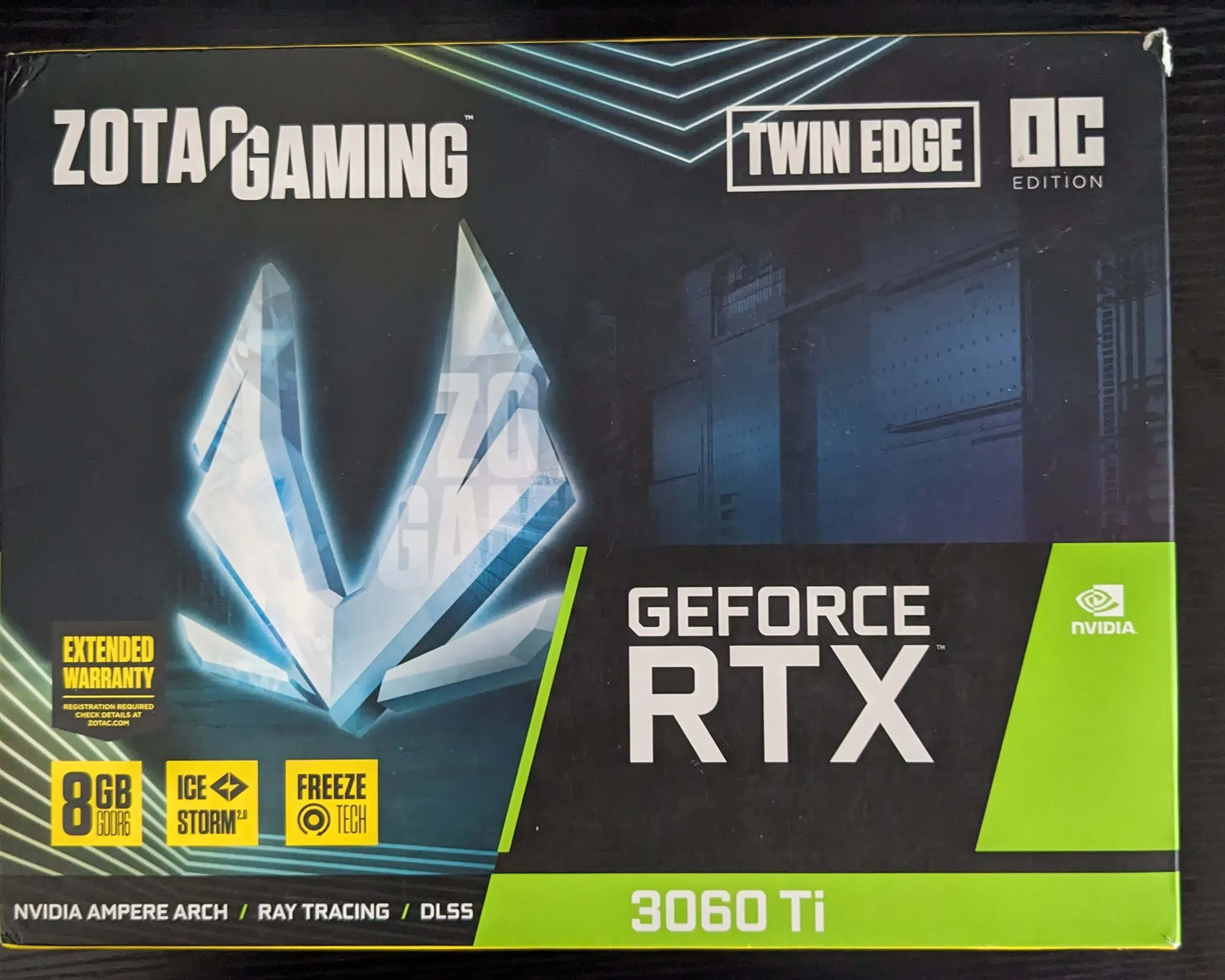 ZOTAC GAMING GeForce RTX 3060 Ti Twin Edge OC LHR 8GB GDDR6 Graphics Card