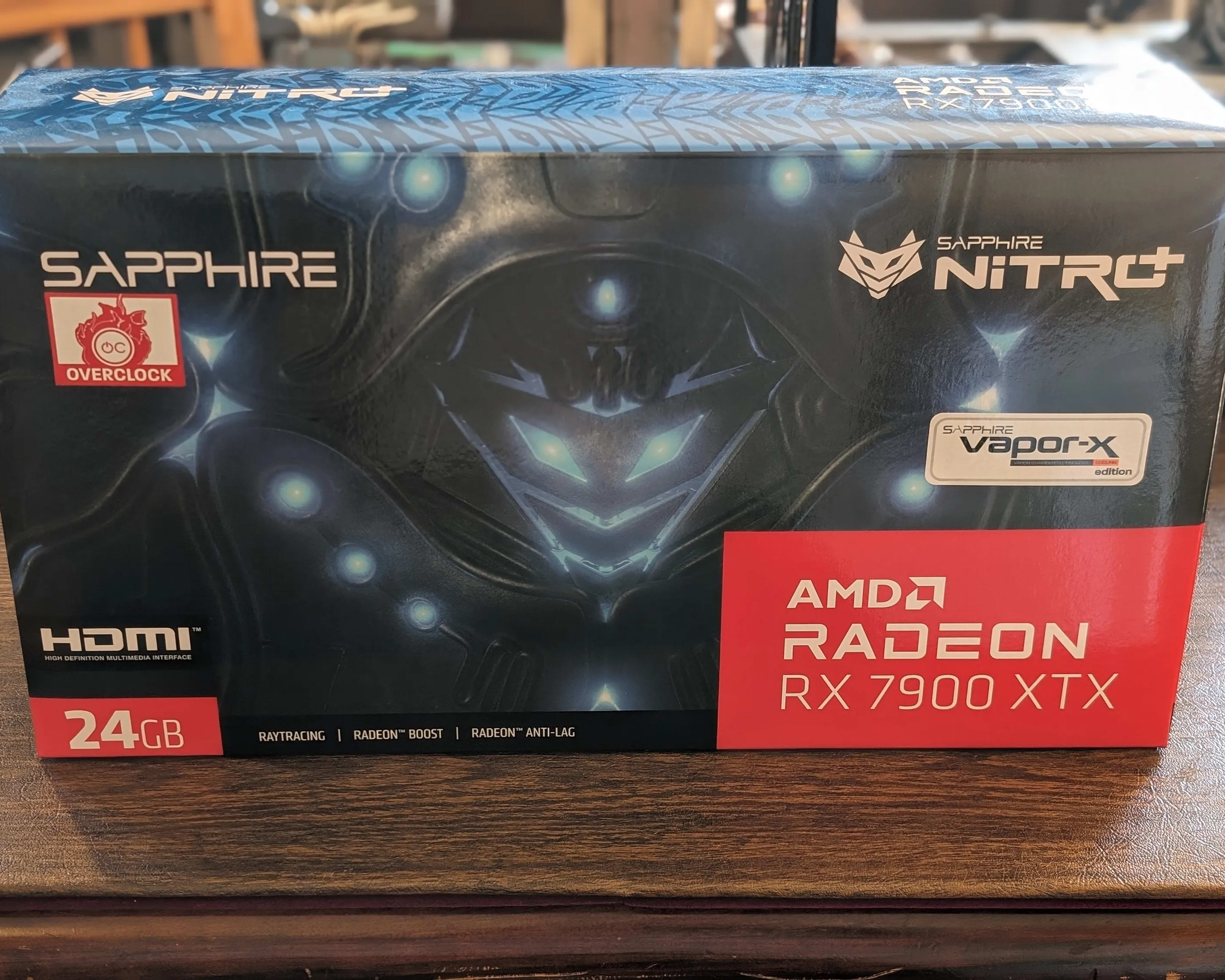 SAPPHIRE NITRO Radeon RX 7900 XTX 24GB GDDR6 - LIKE NEW