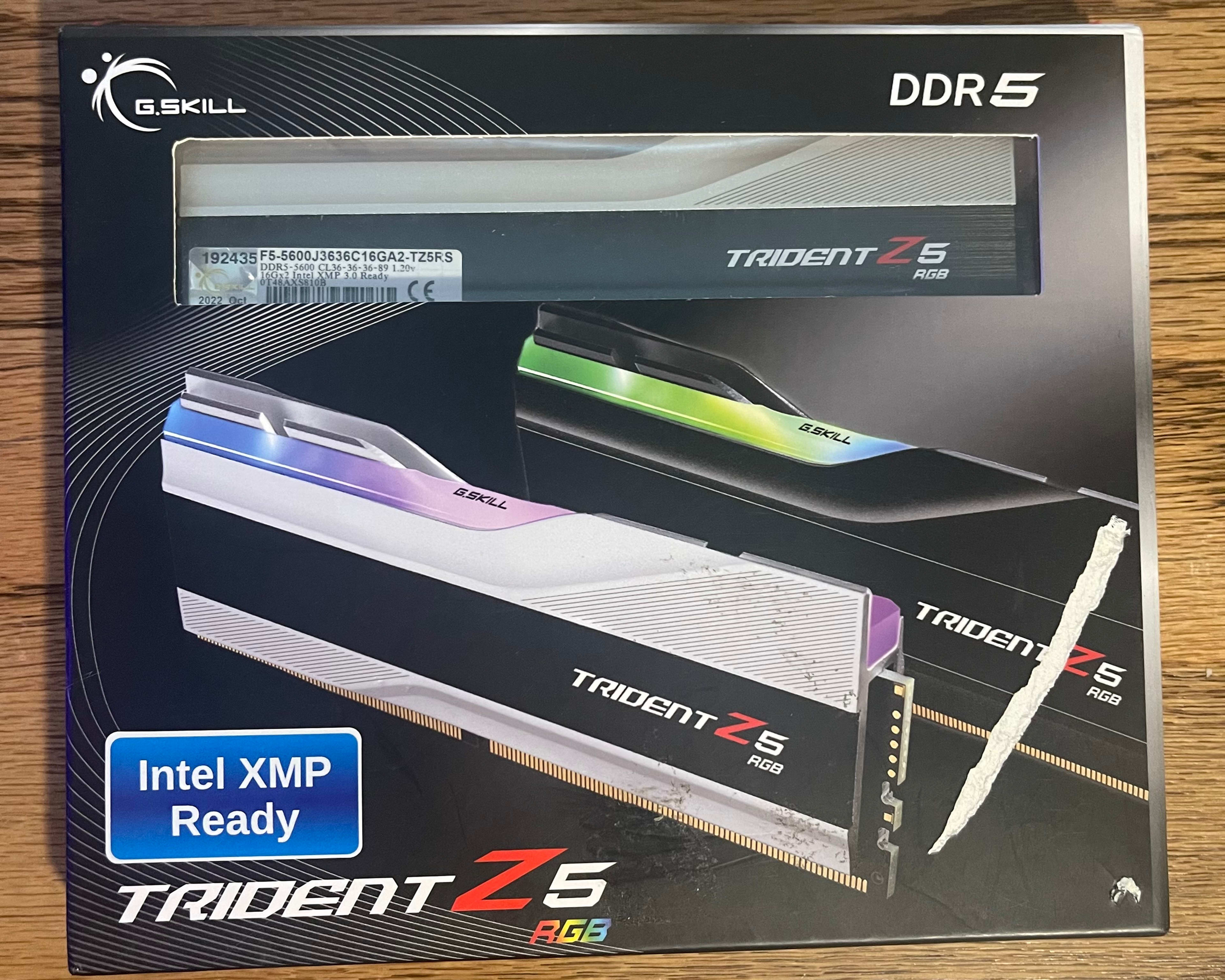 G.Skill TridentZ5 RGB DDR5 5600 32GB (2x16GB)