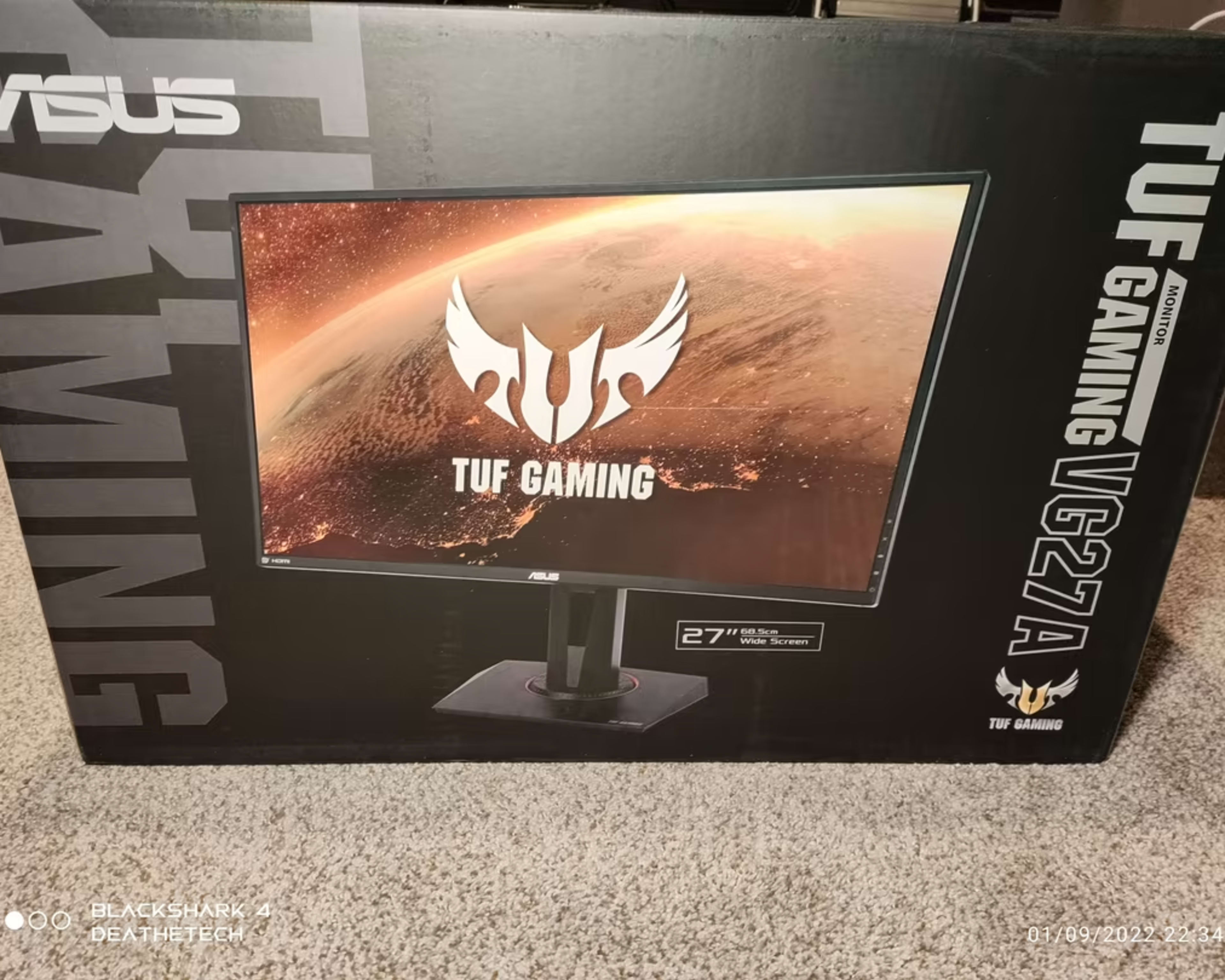 Asus VG27AQ 27" 1440p 165hz HDR10 G-Sync Compatible Monitor