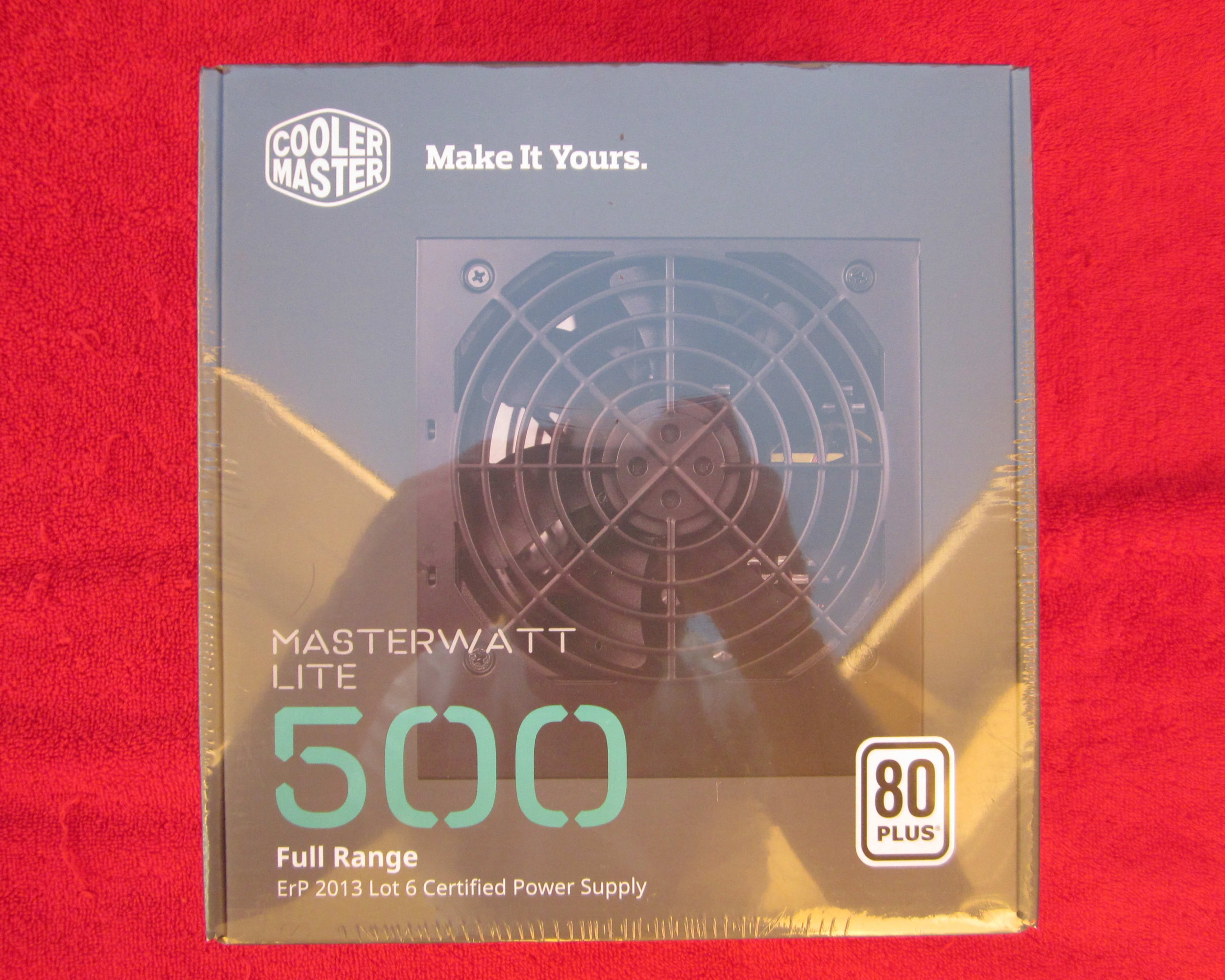 New Cooler Master MasterWatt Lite 80+ 500w Power Supply