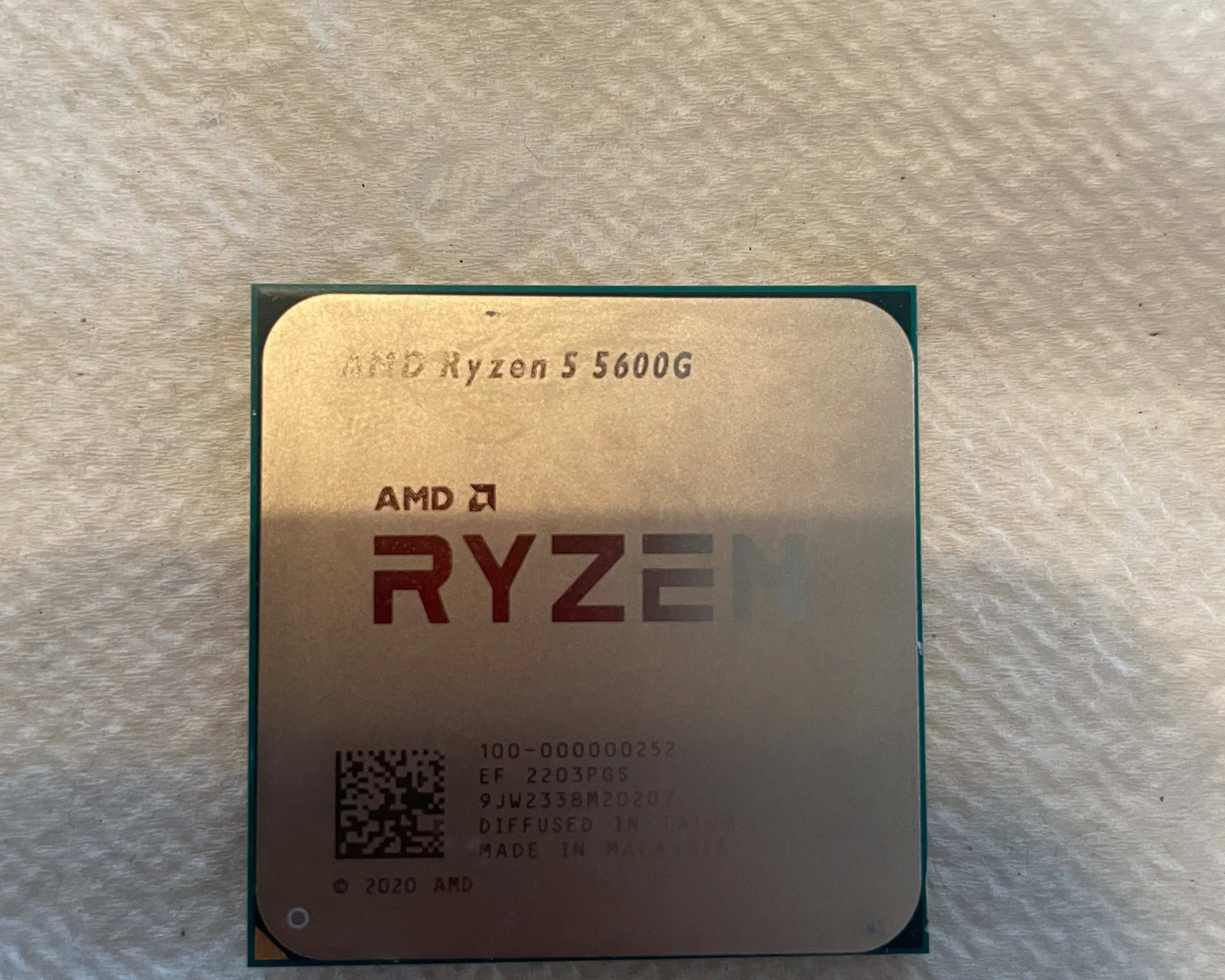 AMD Ryzen 5600G with Wrath Cooler