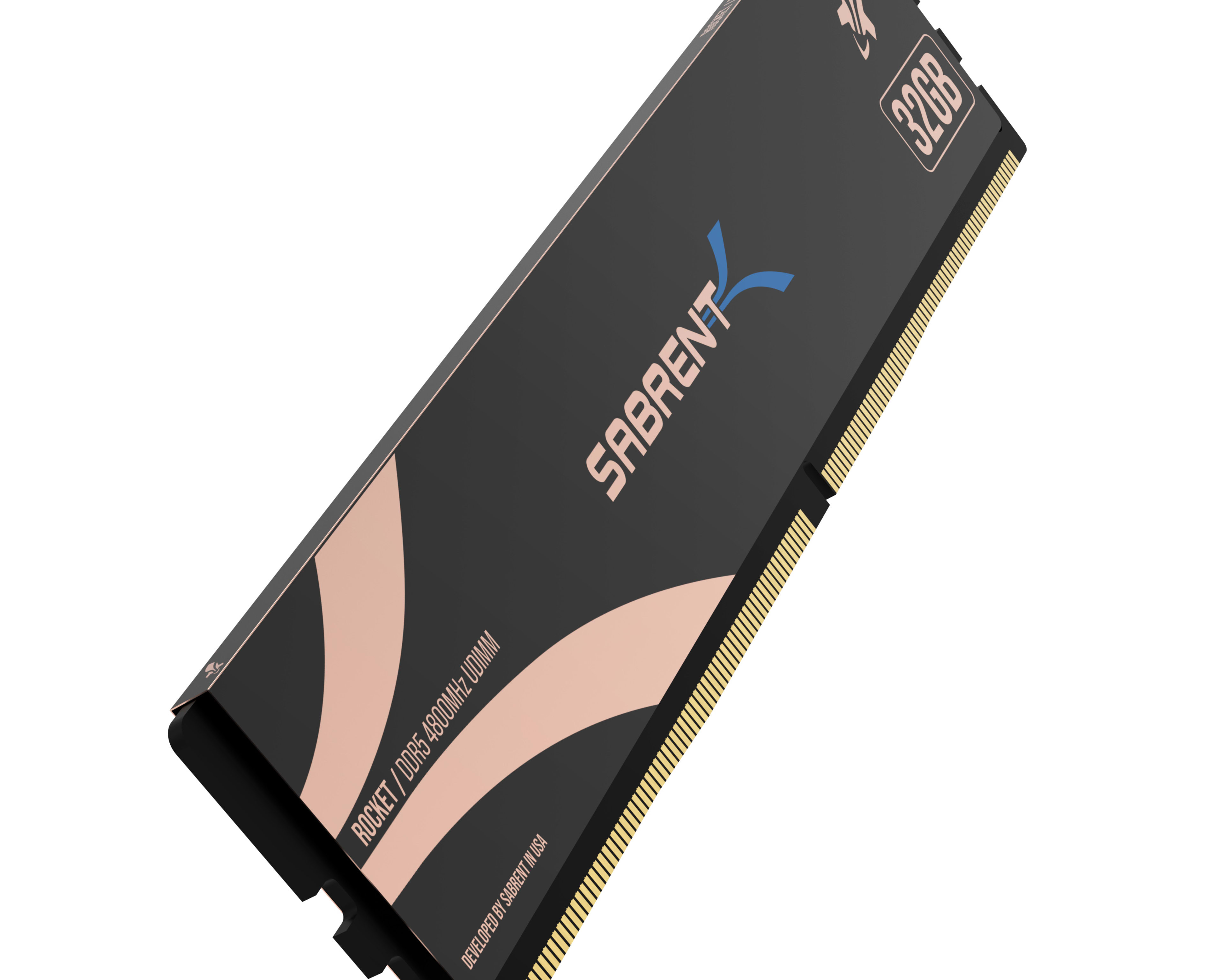 SABRENT DDR5 4800MHz 32GB U-DIMM Module for Desktops and PCs Memory