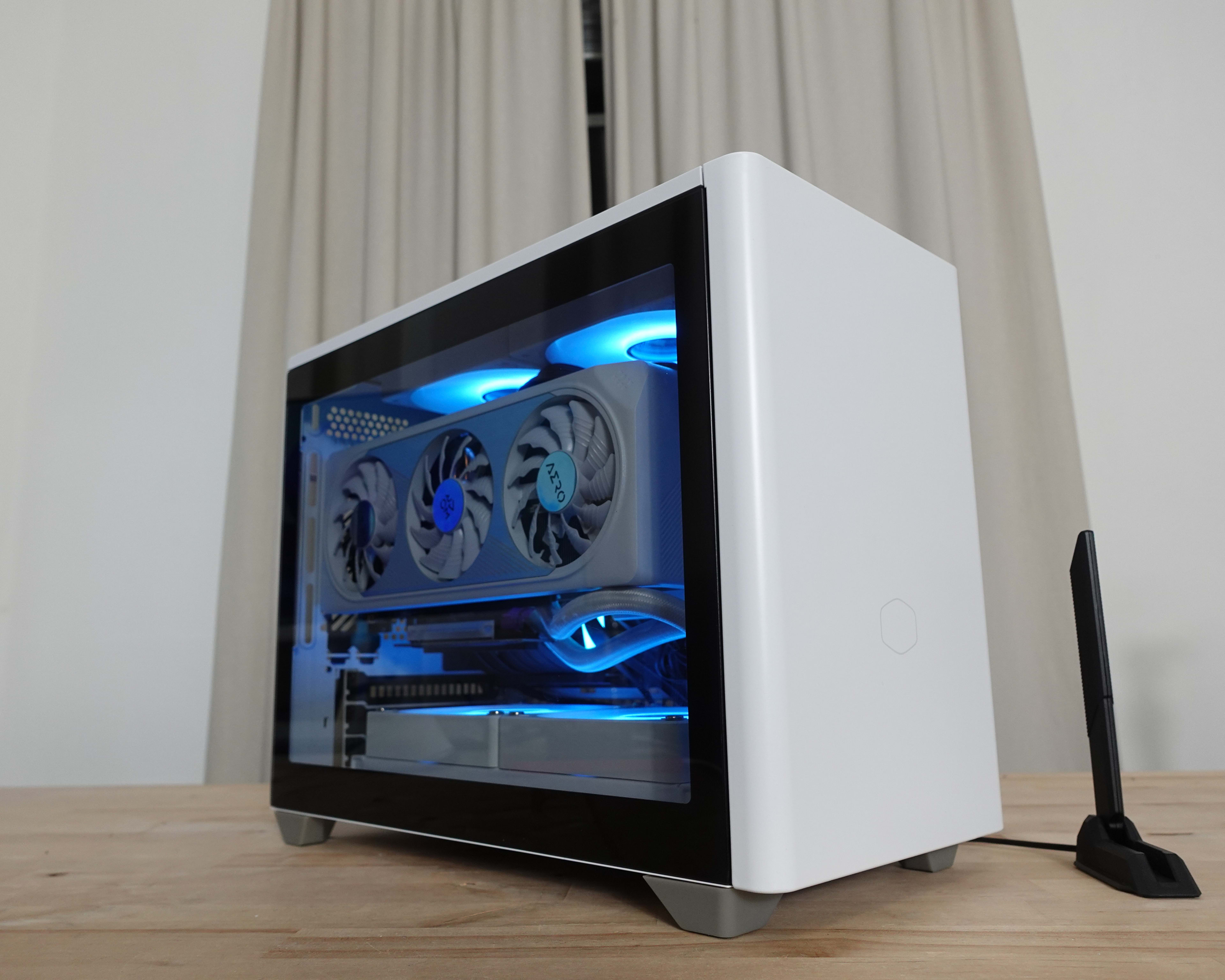 Mini Gaming PC with Intel Core i5-13600KF GIGABYTE RTX 4060 Ti AERO 1TB M.2 SSD NVMe Windows 11 Pro