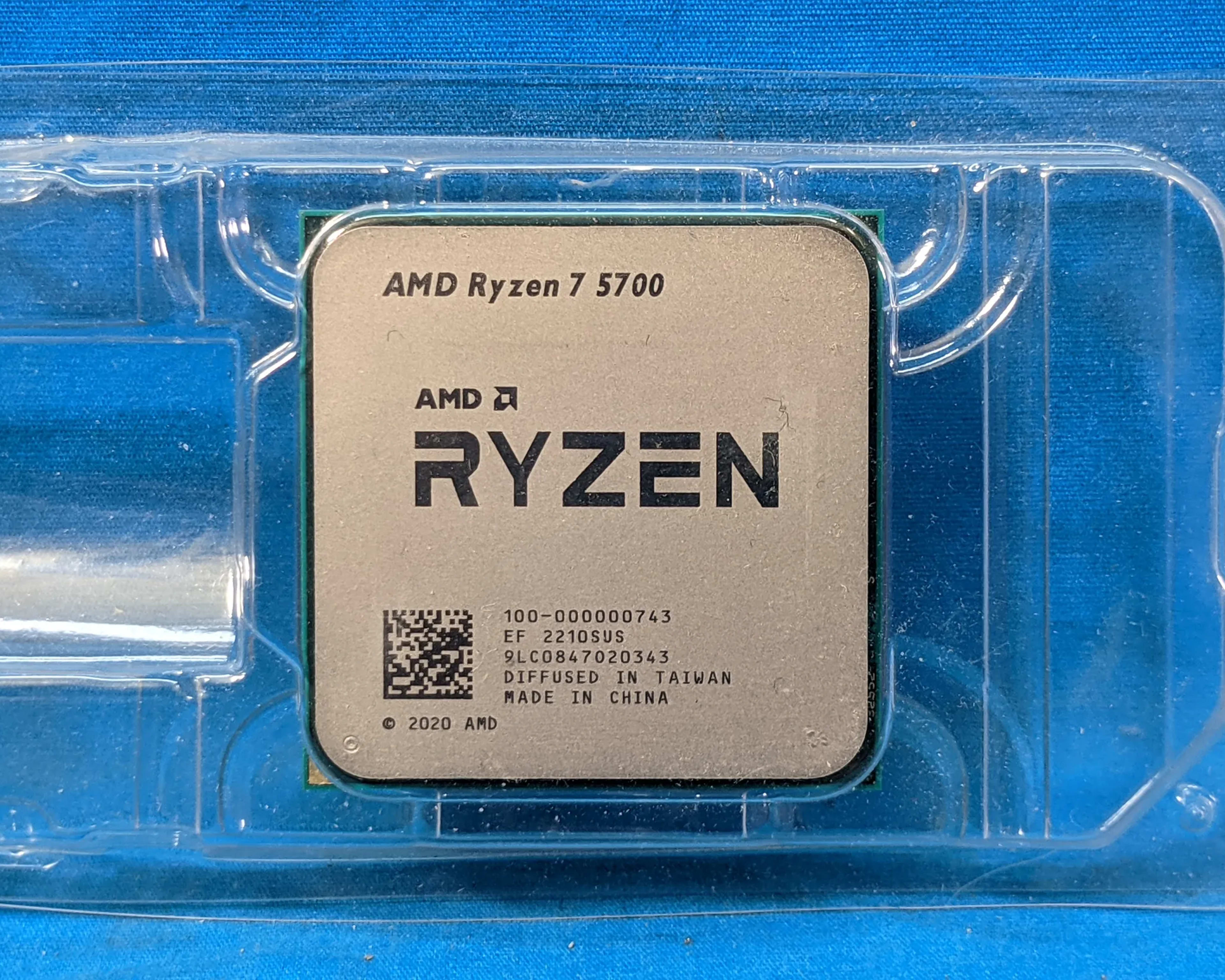 AMD Ryzen 7 5700 4.6GHz Socket AM4 8-Core 16-Thread 16MB Desktop CPU 100-000000743