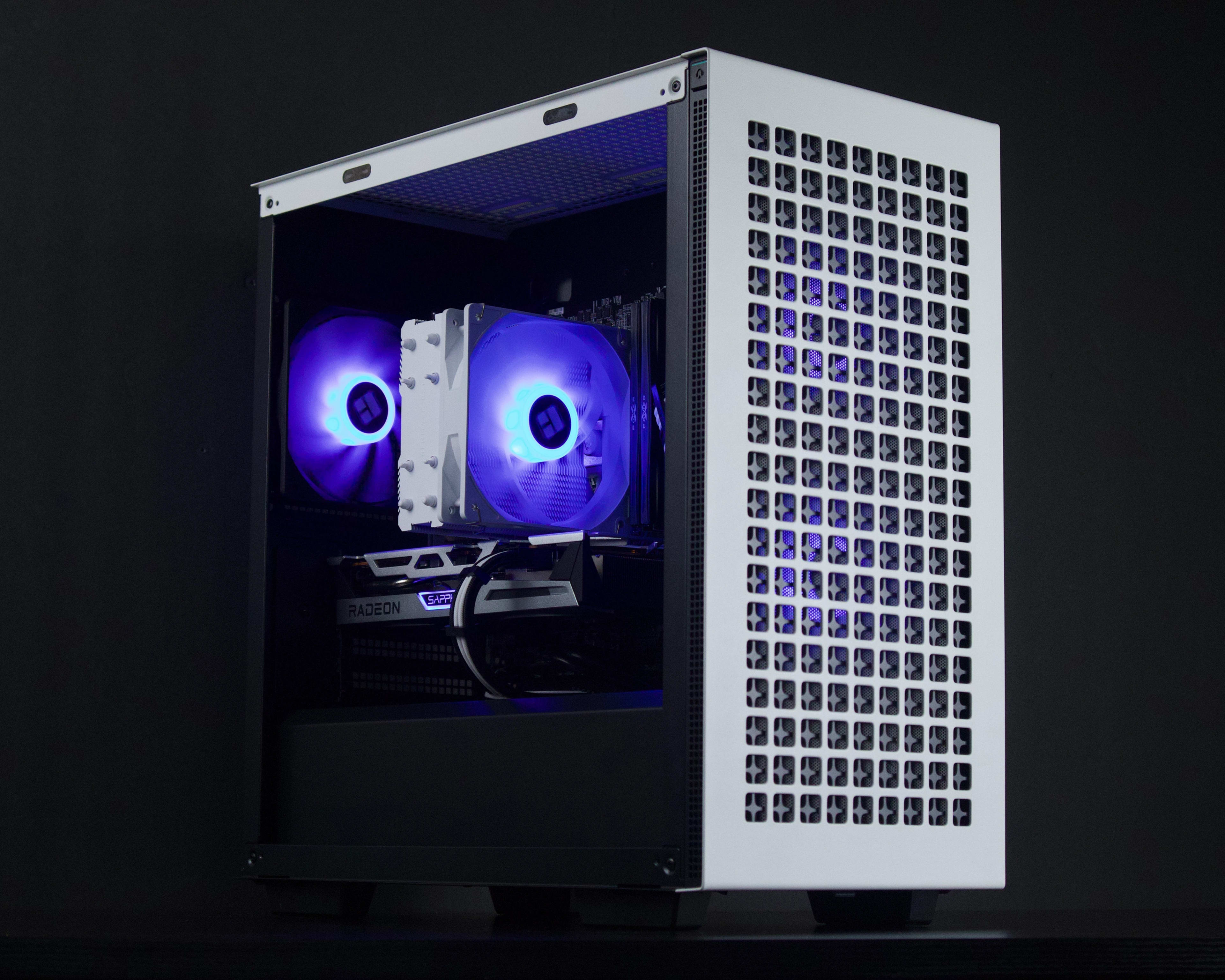 🖤💜🤍 Gaming PC | RX 6600XT ⚫ Ryzen 5 3600 🟣 16GB RAM ⚪ 1TB NVMe