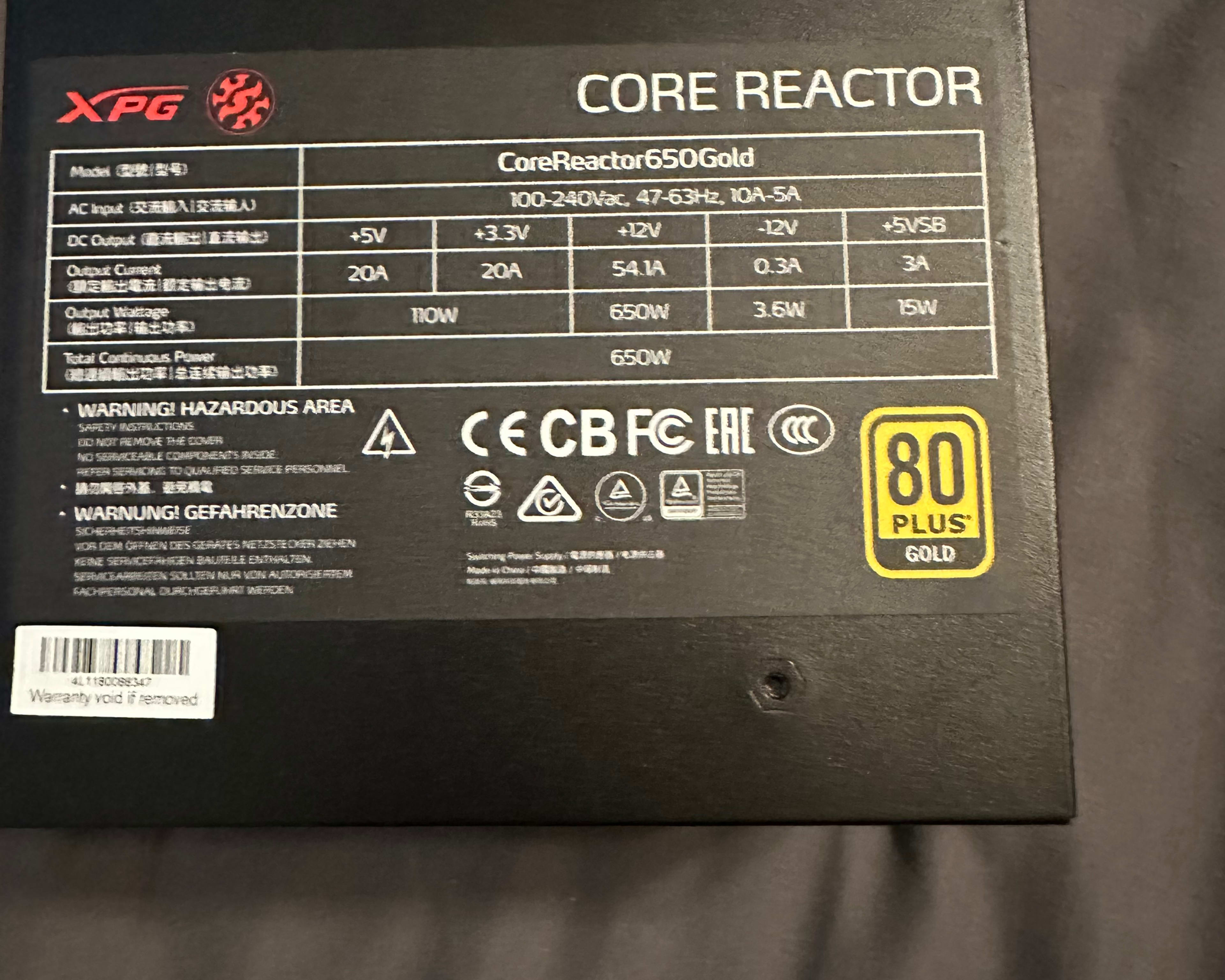 XPG Core Reactor 650w