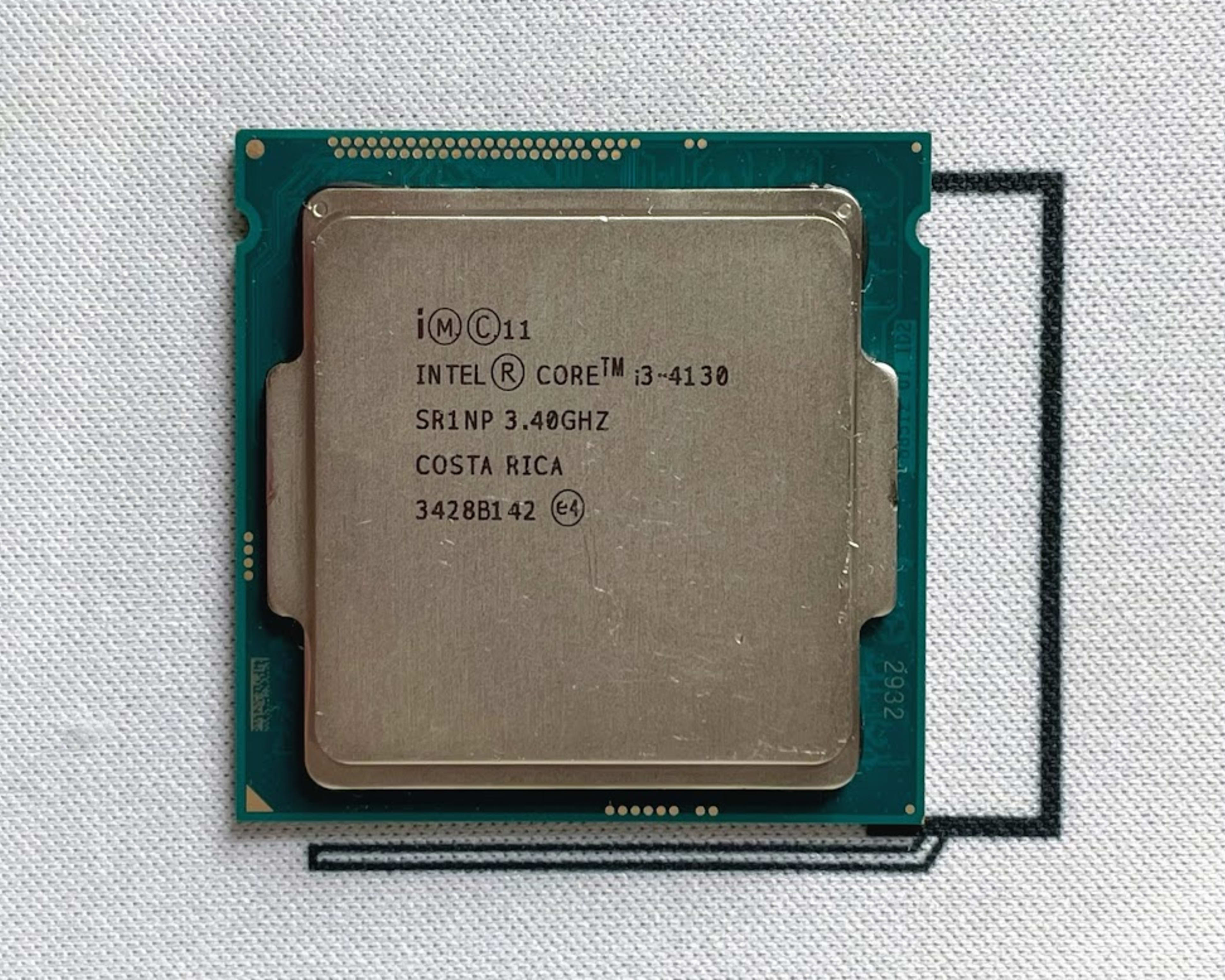 Intel i3-4130 3.40GHz Dual-Core 3MB LGA1150 CPU Processor SR1NP 54W