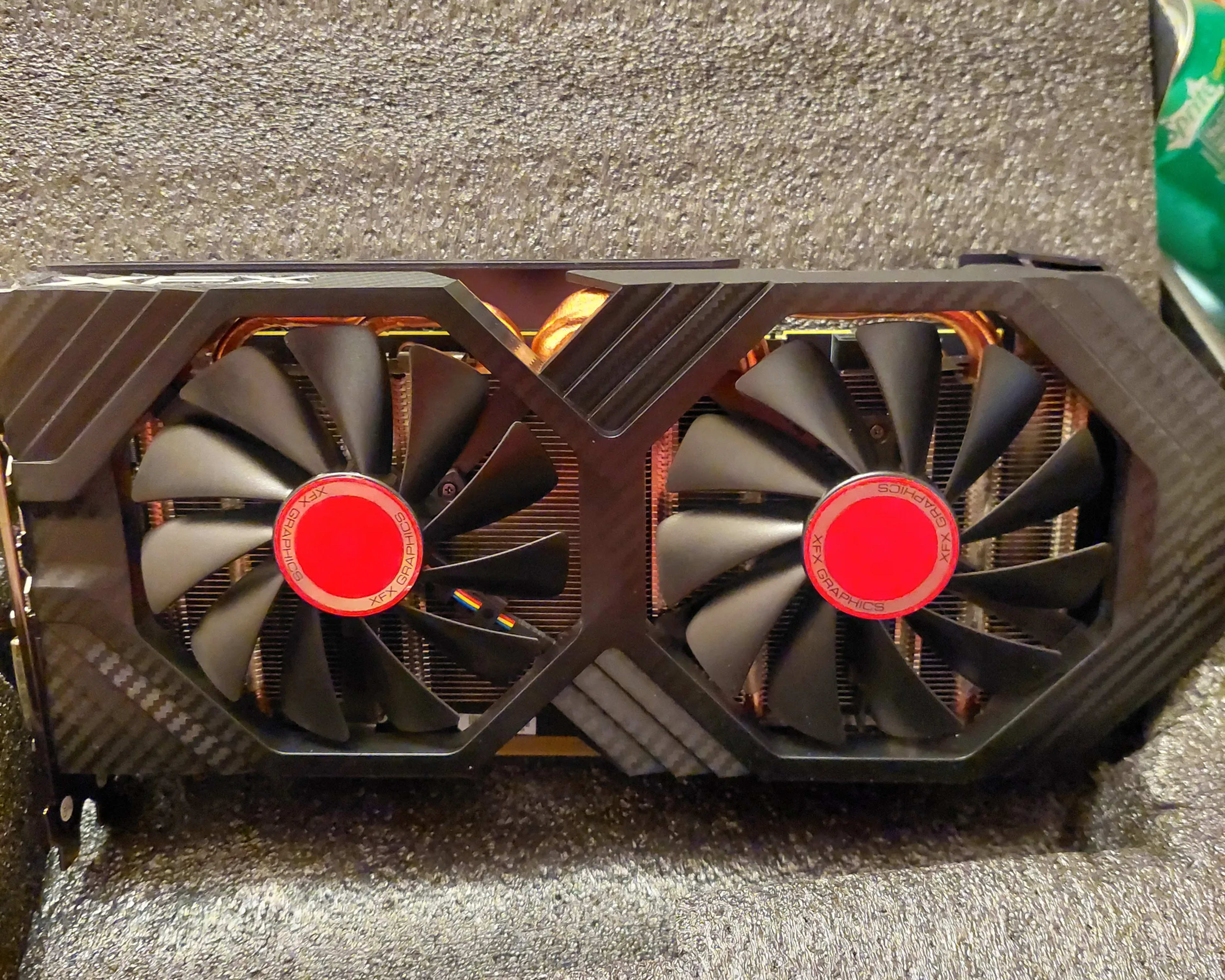 Slightly used XFX - AMD Radeon RX 580 GTS XXX Edition 8GB GDDR5 PCI Express 3.0 Graphics Card