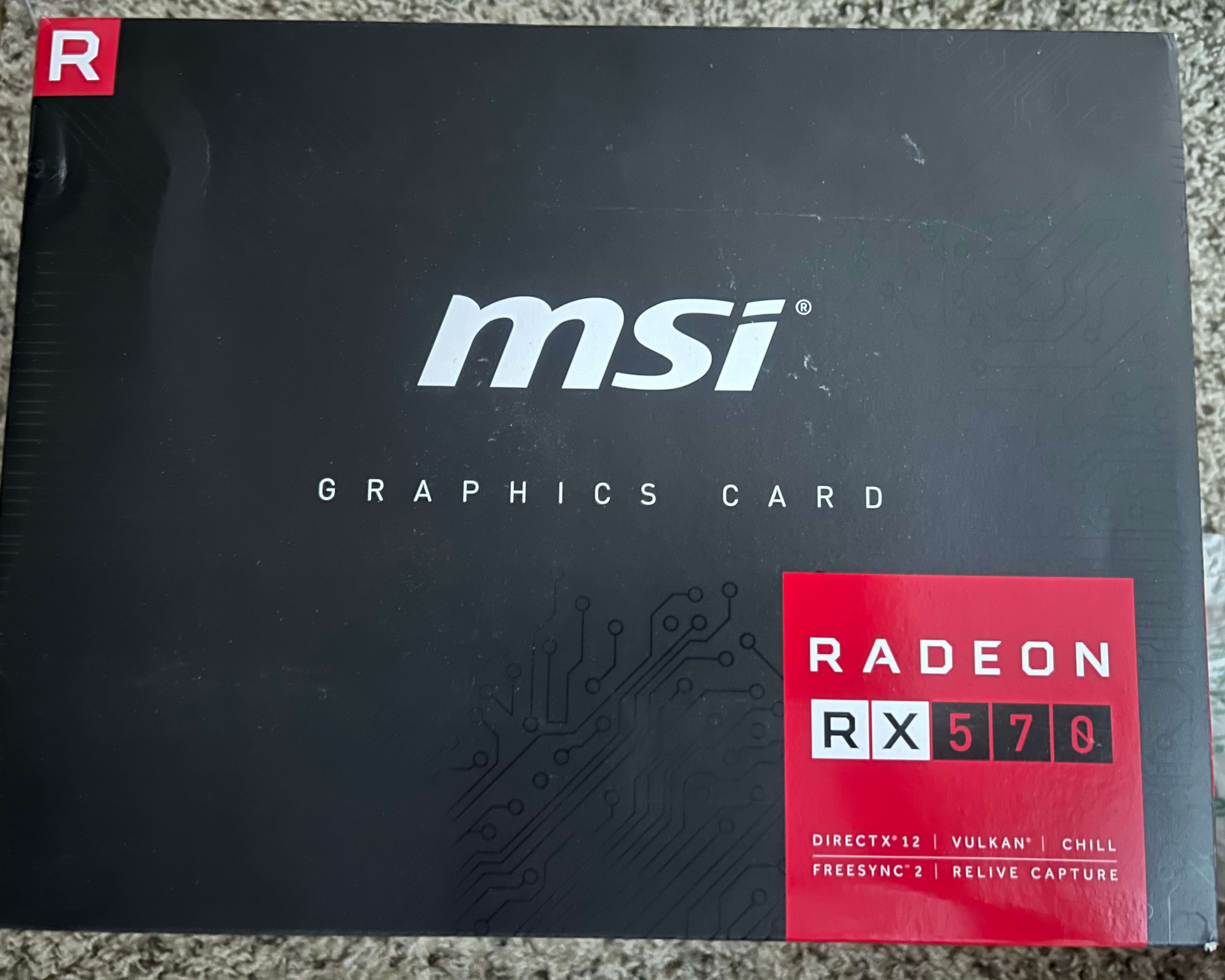 MSI Radeon RX 570 8GB GDDR5 Graphics Card+Free Gift worth $10