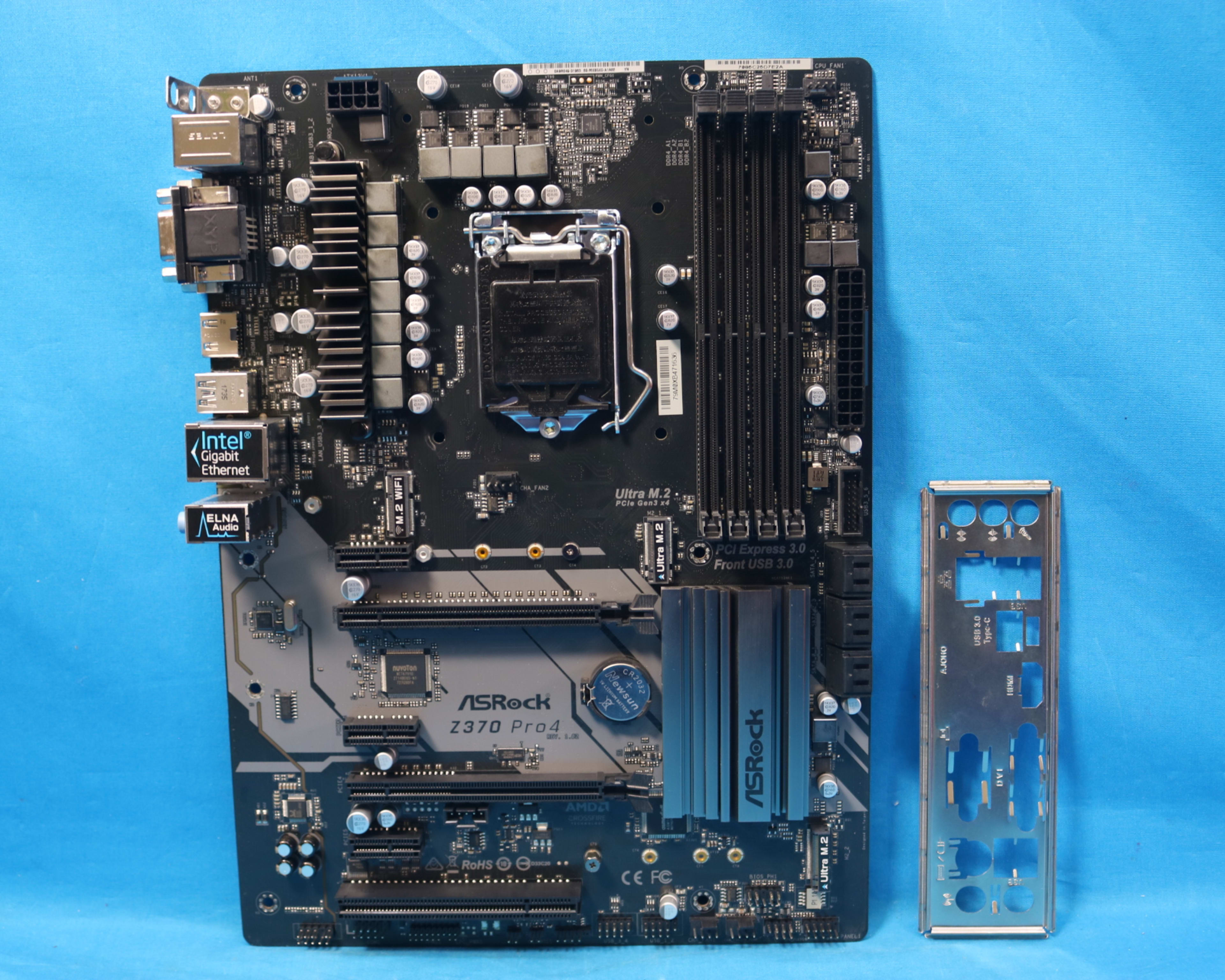 ASRock Z370 Pro4 Intel 8th Gen. LGA1151/Socket H4 DDR4 ATX Desktop Motherboard & I/O Shield