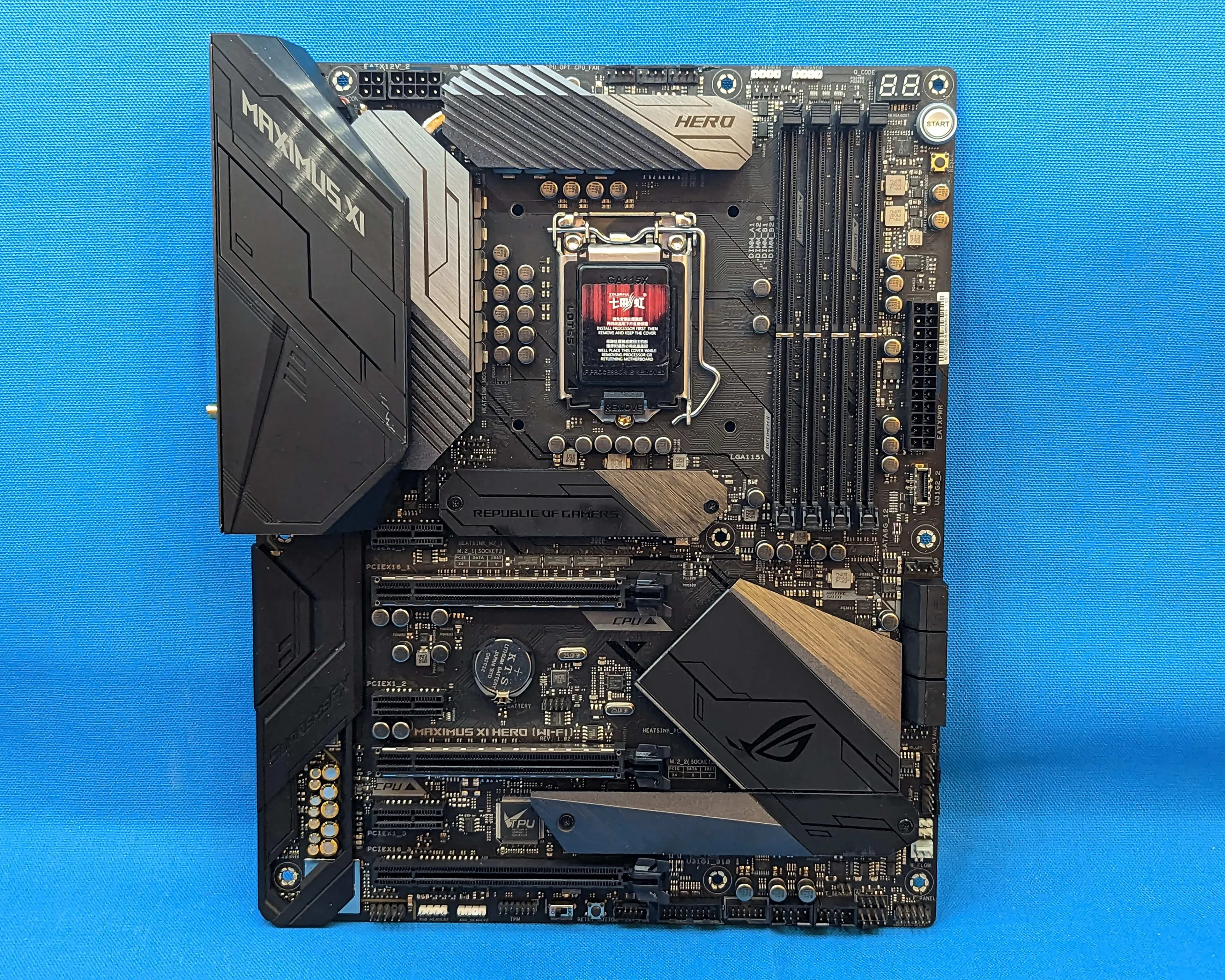 ASUS ROG Maximus XI Hero (Wi-Fi) Intel LGA1151/Socket H4 Z390 DDR4 ATX Desktop Motherboard