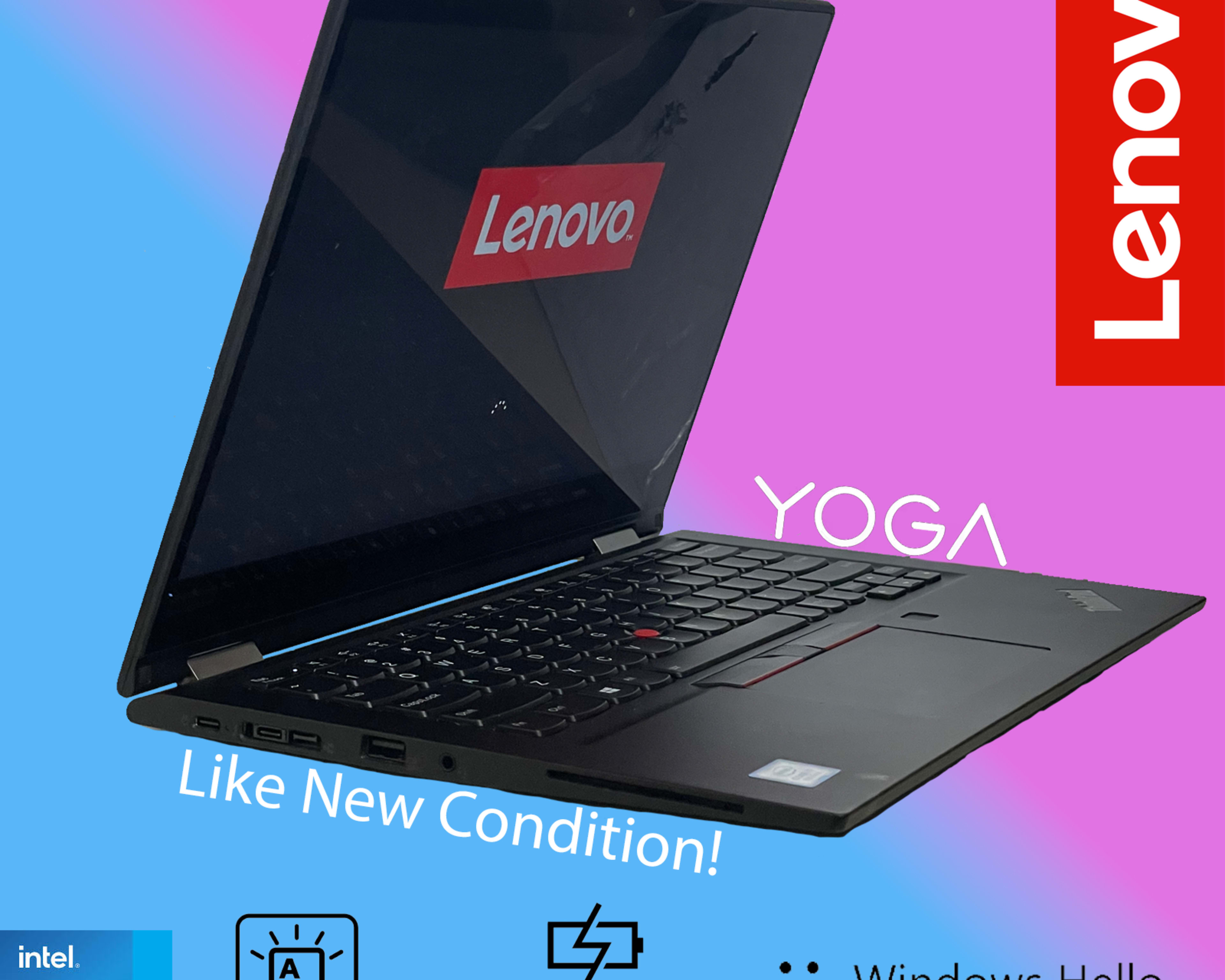 Lenovo ThinkPad X390 YOGA Touchscreen i7 8th Gen 8GB RAM 512GB SSD