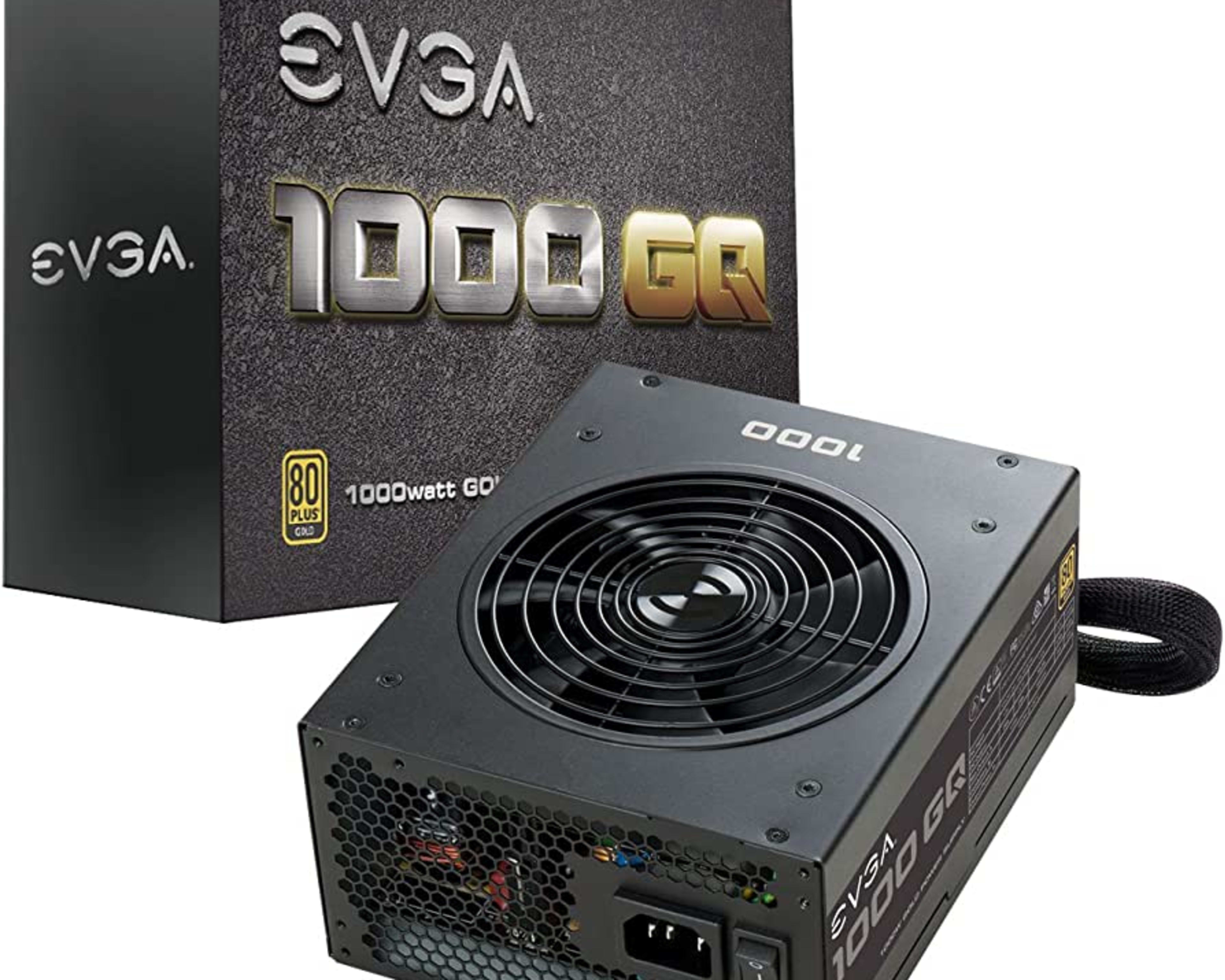 EVGA 1000 GQ 80+ GOLD 210-GQ-1000-V1 1000W Semi Modular Power Supply PSU