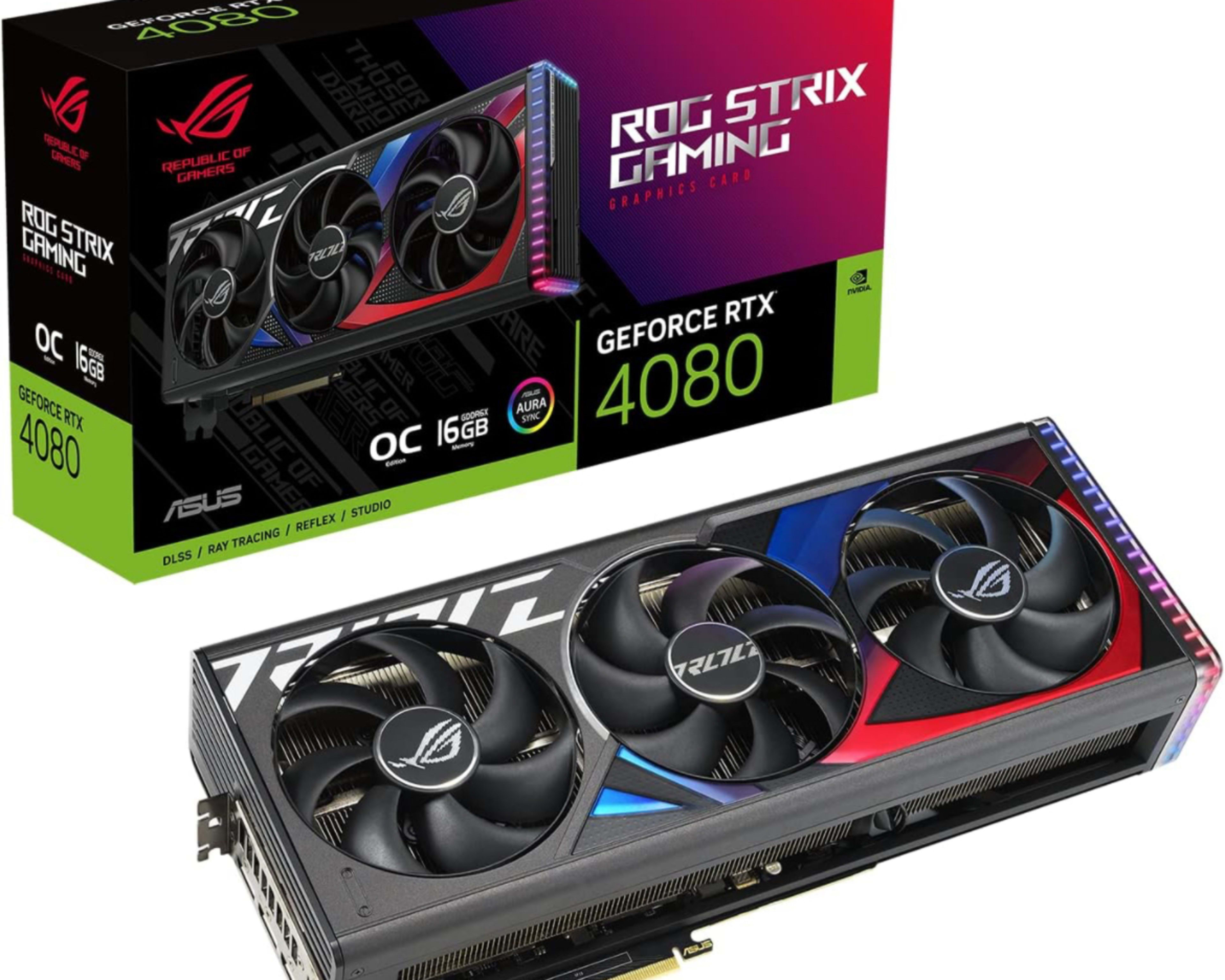 ASUS ROG Strix 4080 OC Gaming GPU – Like New - Ready to ship