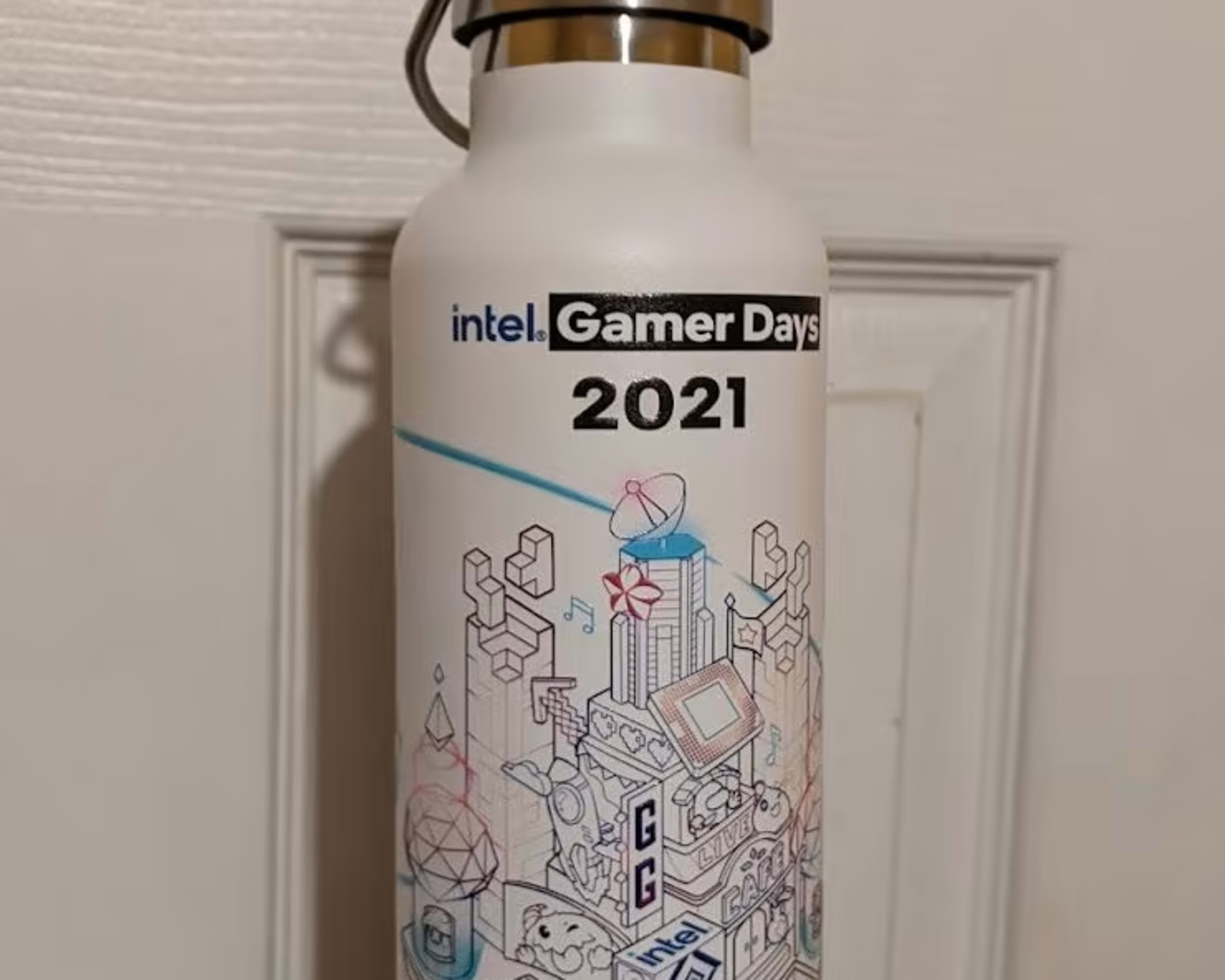 BNOB Intel Gamer Days 2021 Insulated Thermal Steel Water Bottle